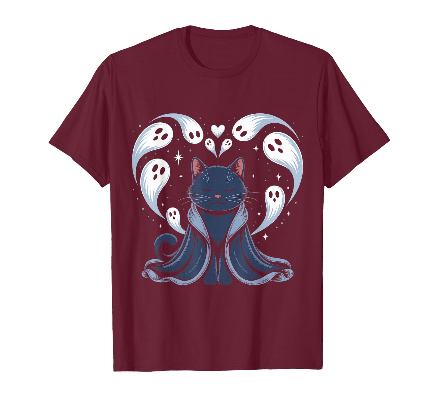 Cat Meme Wizard Spooky Fantasy Kitty T-Shirt