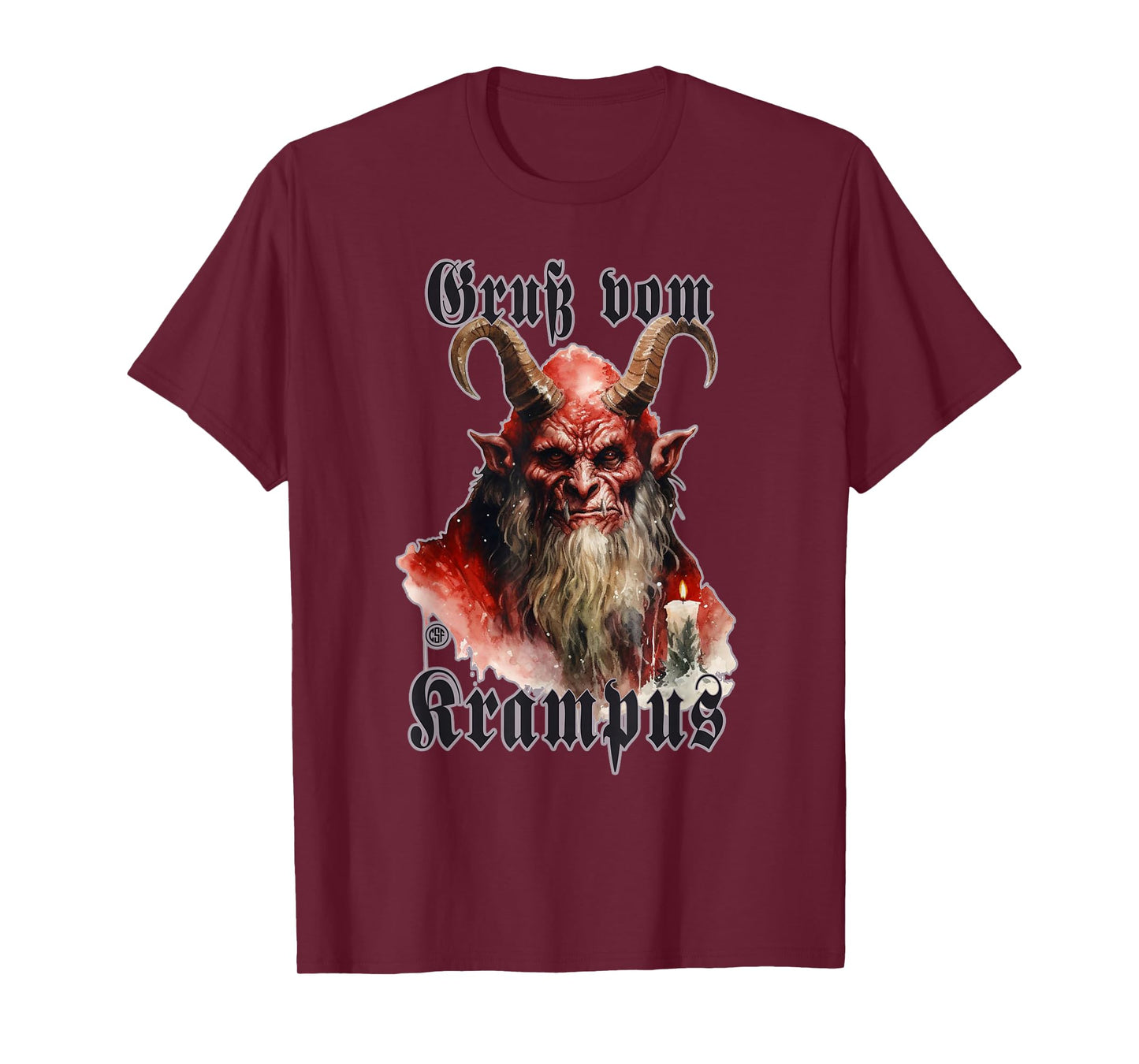 Greeting from Krampus Christmas Legend Figure T-Shirt