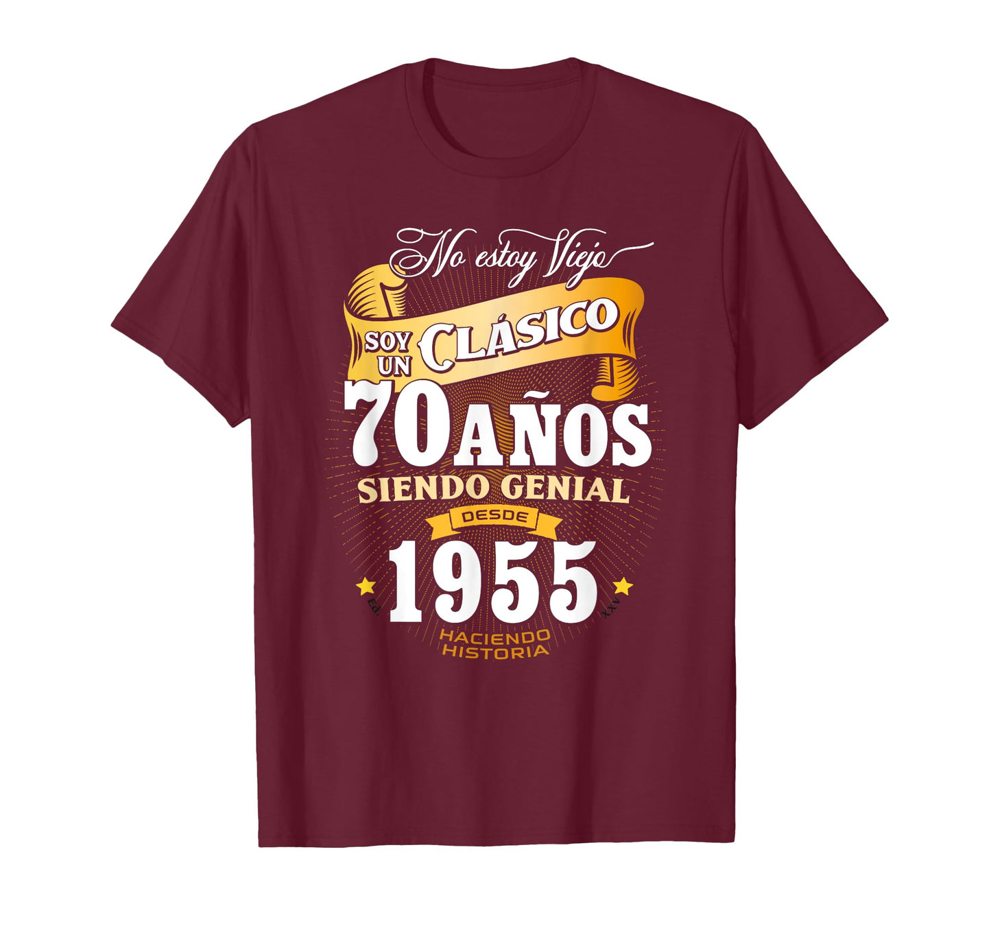 70th Birthday gift for Men in Spanish Regalo cumpleanos 70 T-Shirt
