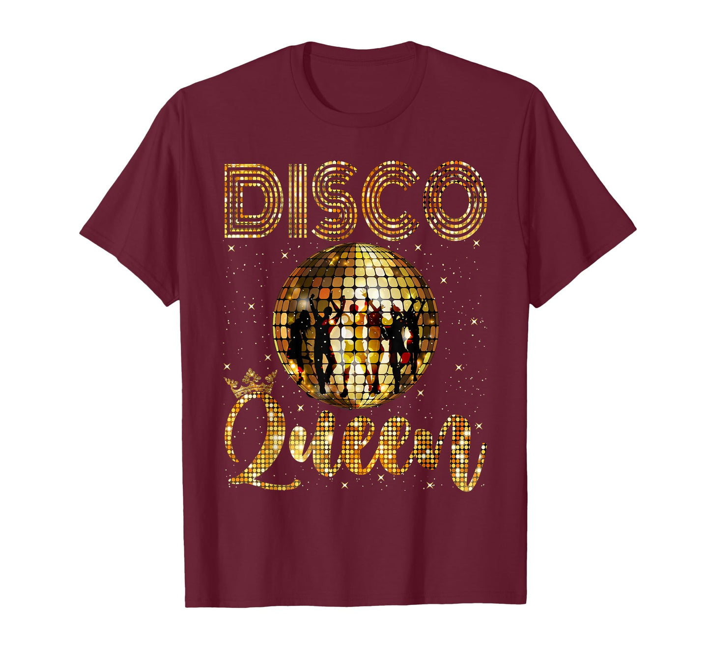 Disco Queen - 70's Disco Themed Vintage Seventies Costume T-Shirt