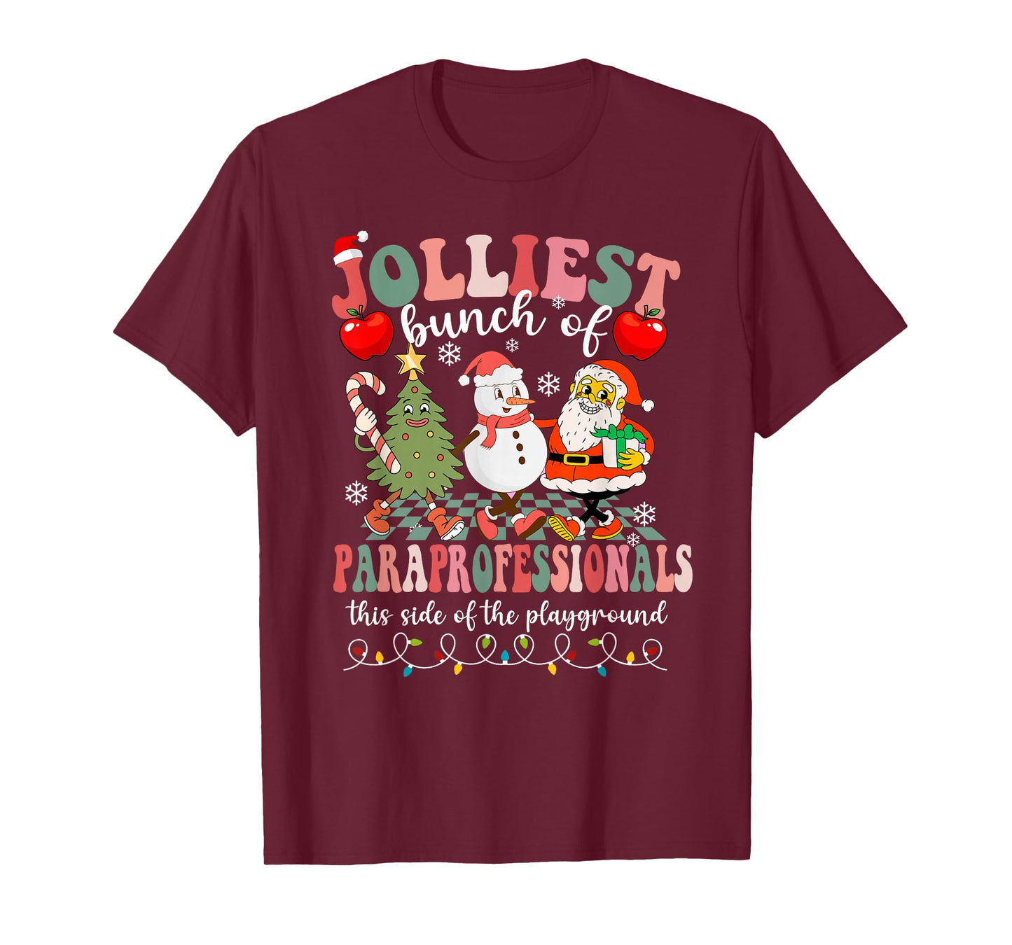 Jolliest Bunch of Paras This Side of The Playground Xmas T-Shirt