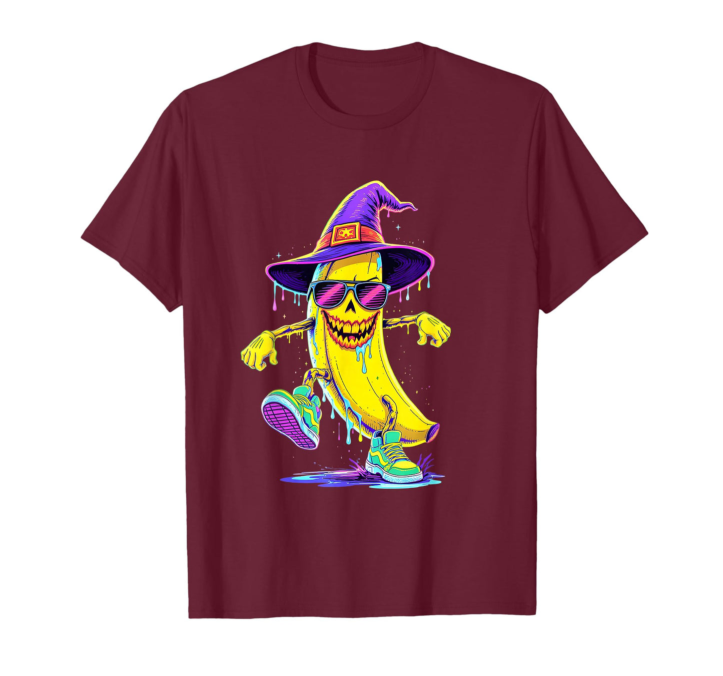 Cool Witch Halloween Costume Funny Scary Banana T-Shirt