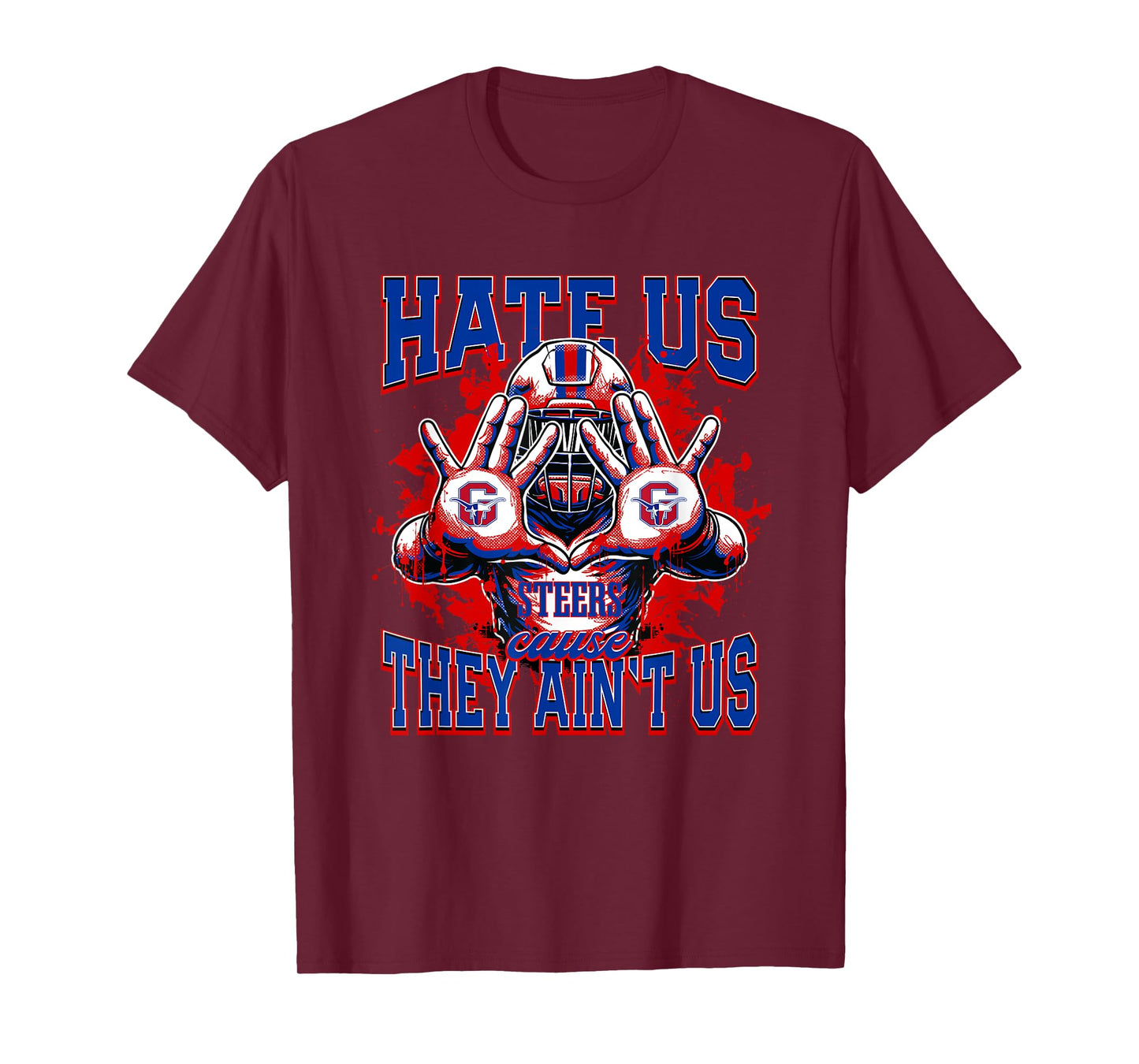 Graham Steers Logo Hate Us Cause They Ain't HS T-Shirt