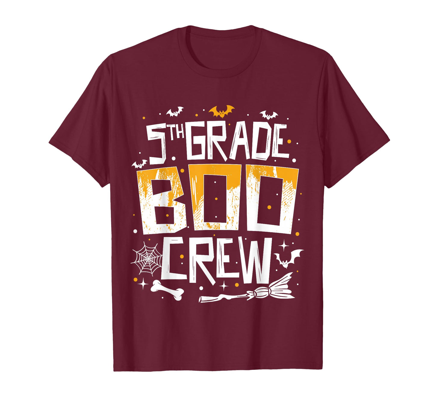 5th Grade Boo Crew Teacher Student Funny Halloween Costume T-Shirt
