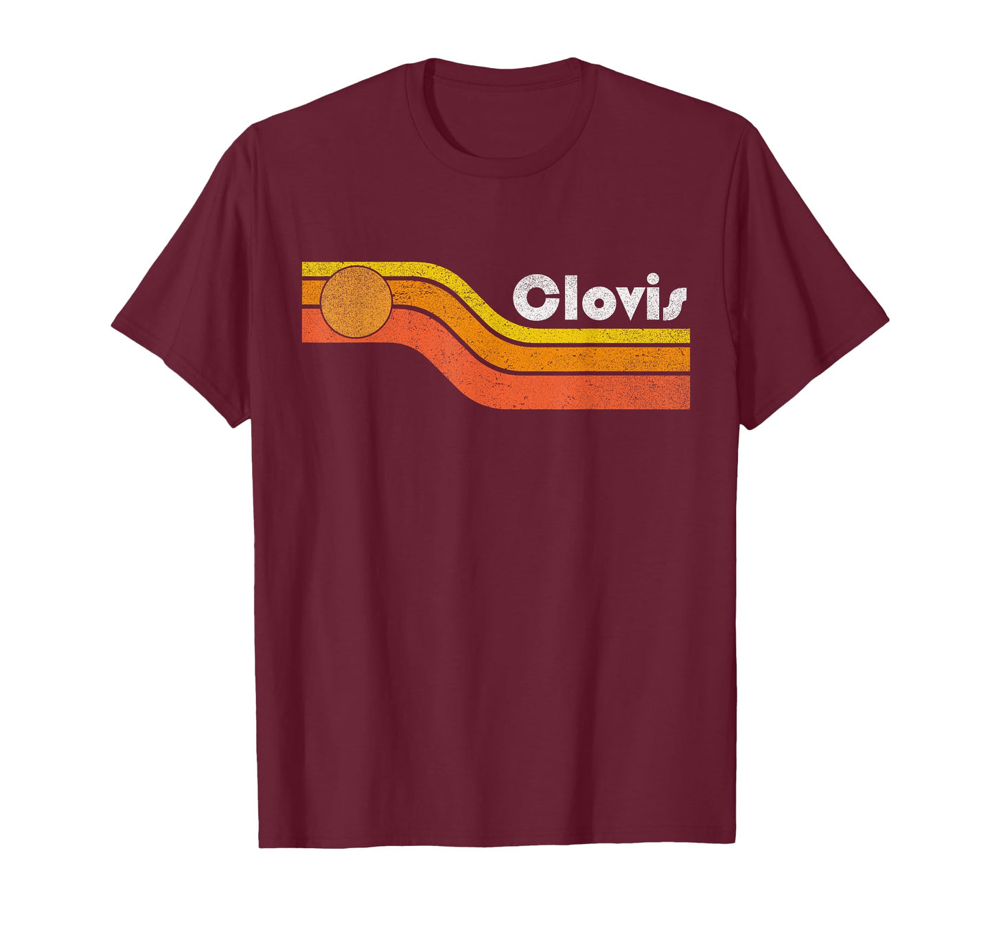 Clovis - Vintage Men Women 70s 80s Graphic Cool Retro T-Shirt