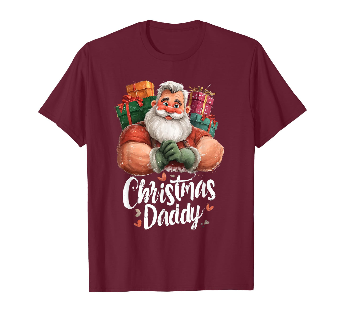 Christmas Daddy Thicc Buff Santa T-Shirt