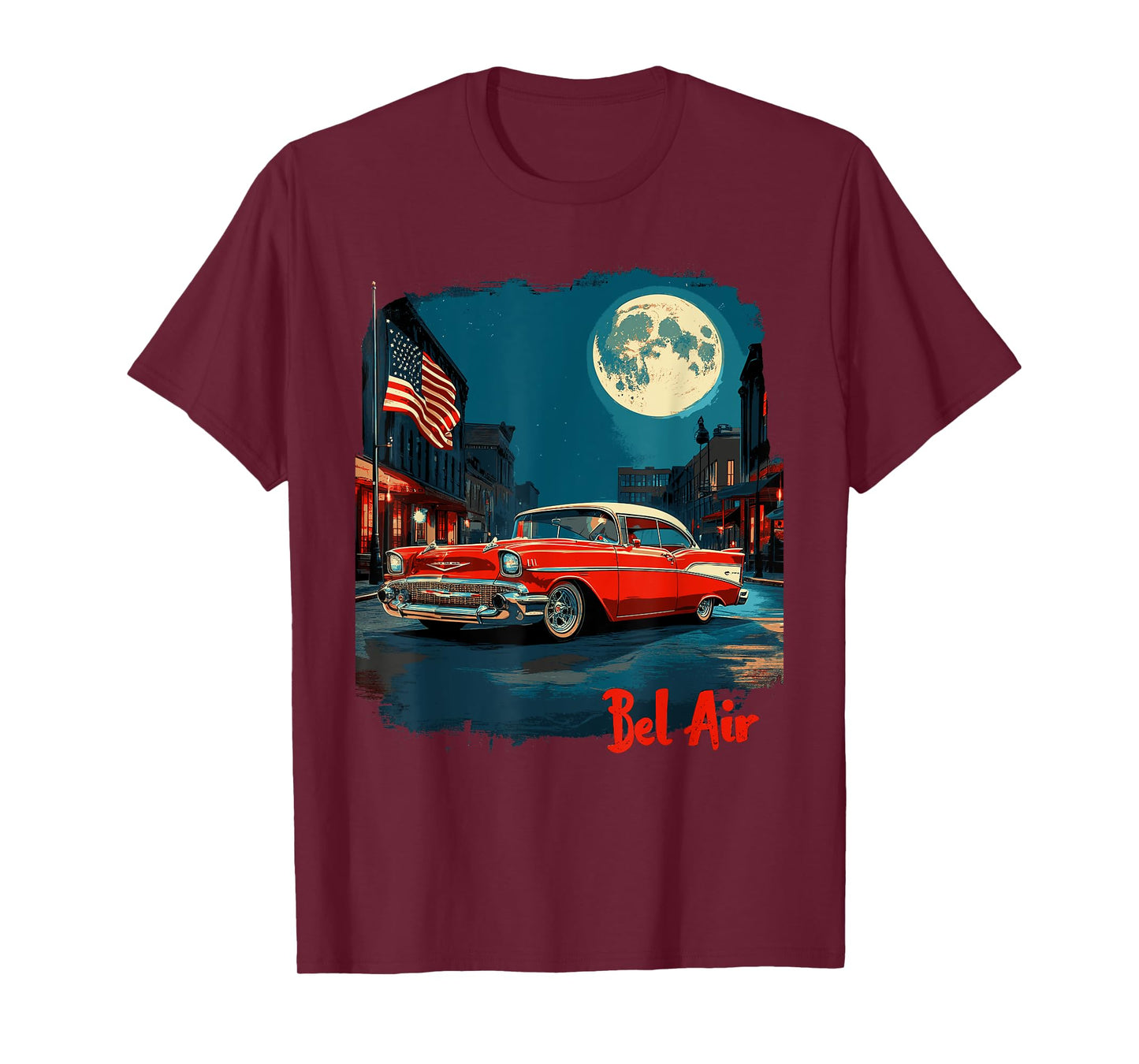 Vintage 1957 Bel Air Classic car Old School Hot Rod Bel Air T-Shirt