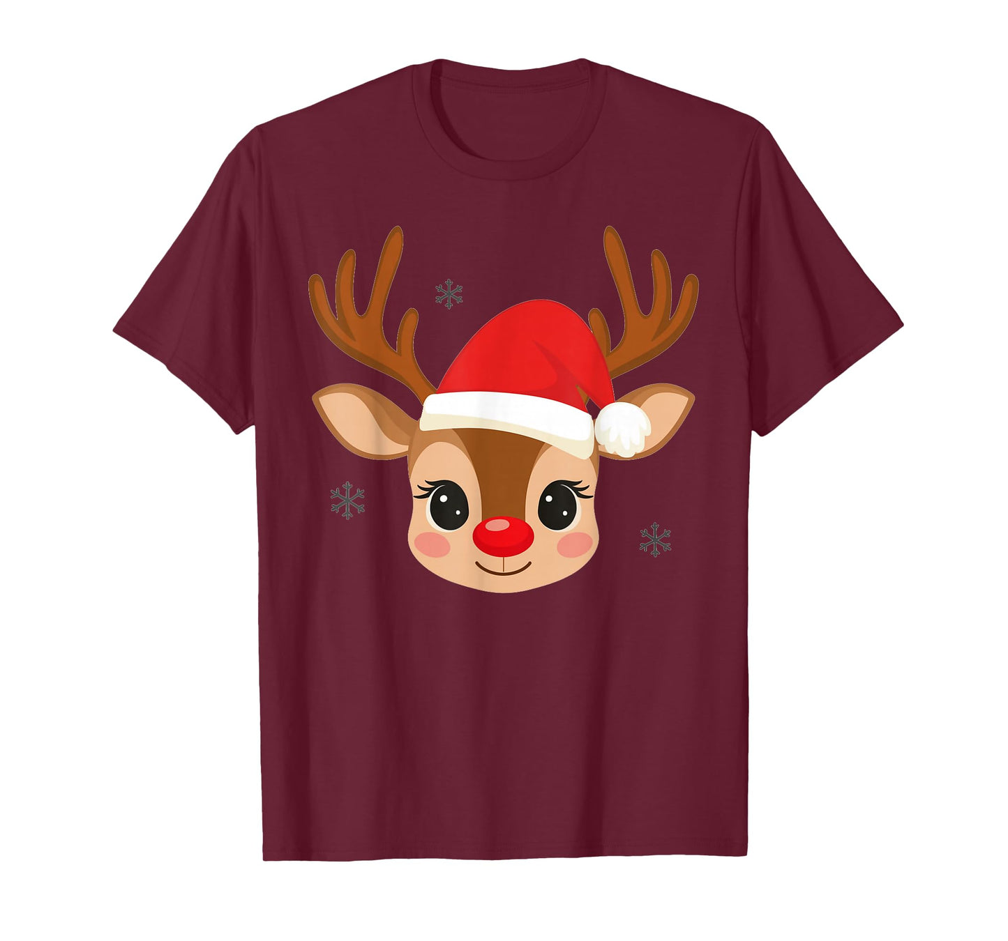 Reindeer Christmas 2025 Family Matching for Girls & Toddlers T-Shirt