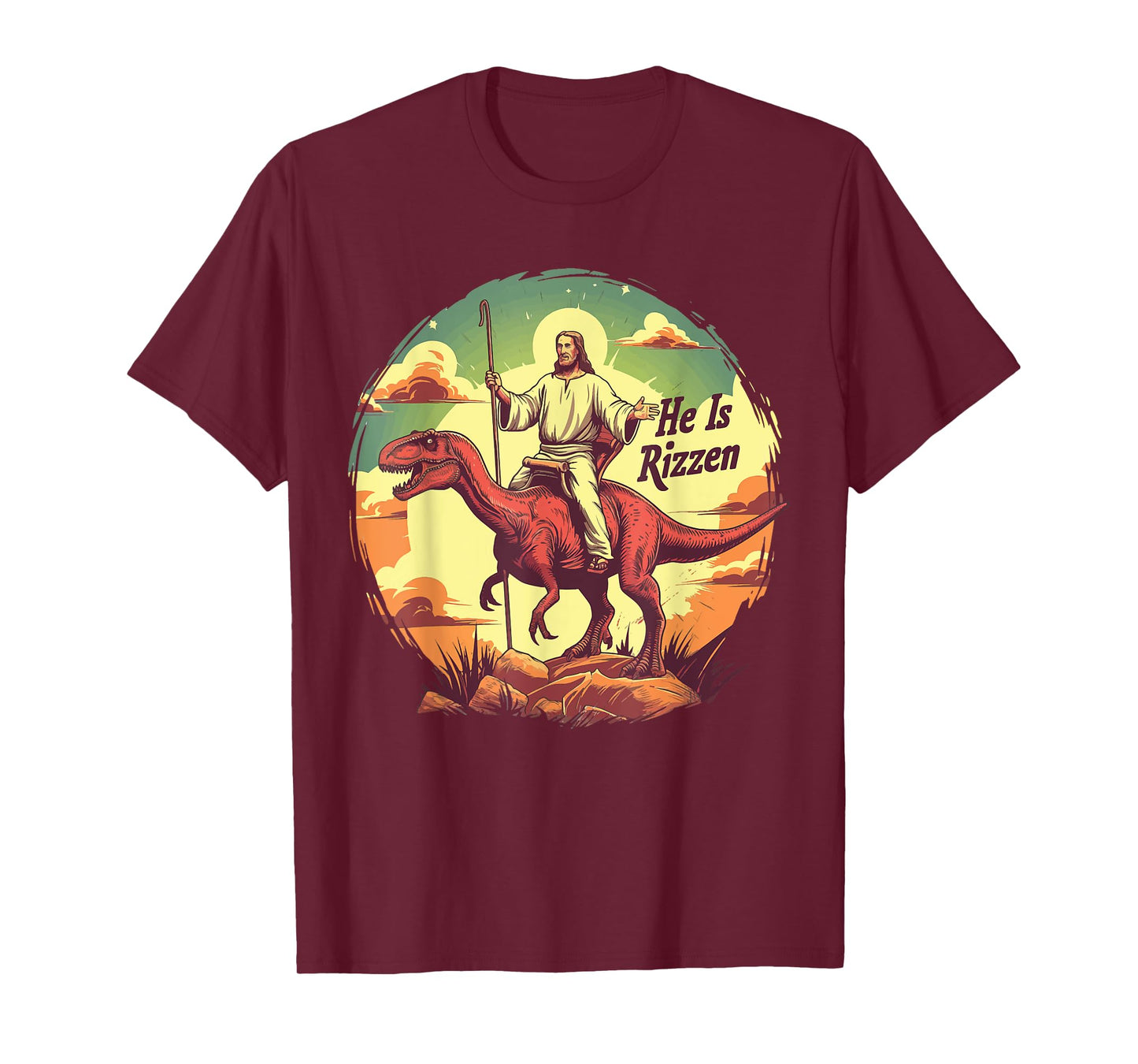 He Is Rizzen Jesus He Has Rizzen Jesus T-Shirt