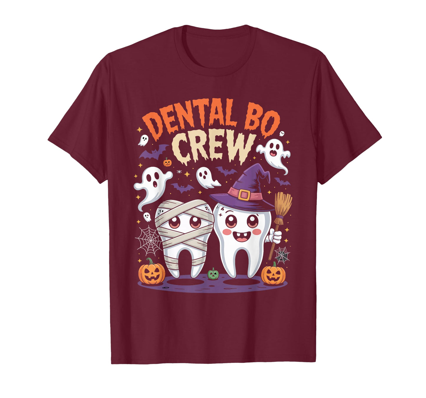 Dental Boo Crew Funny Dentist Hygienist Costume T-Shirt