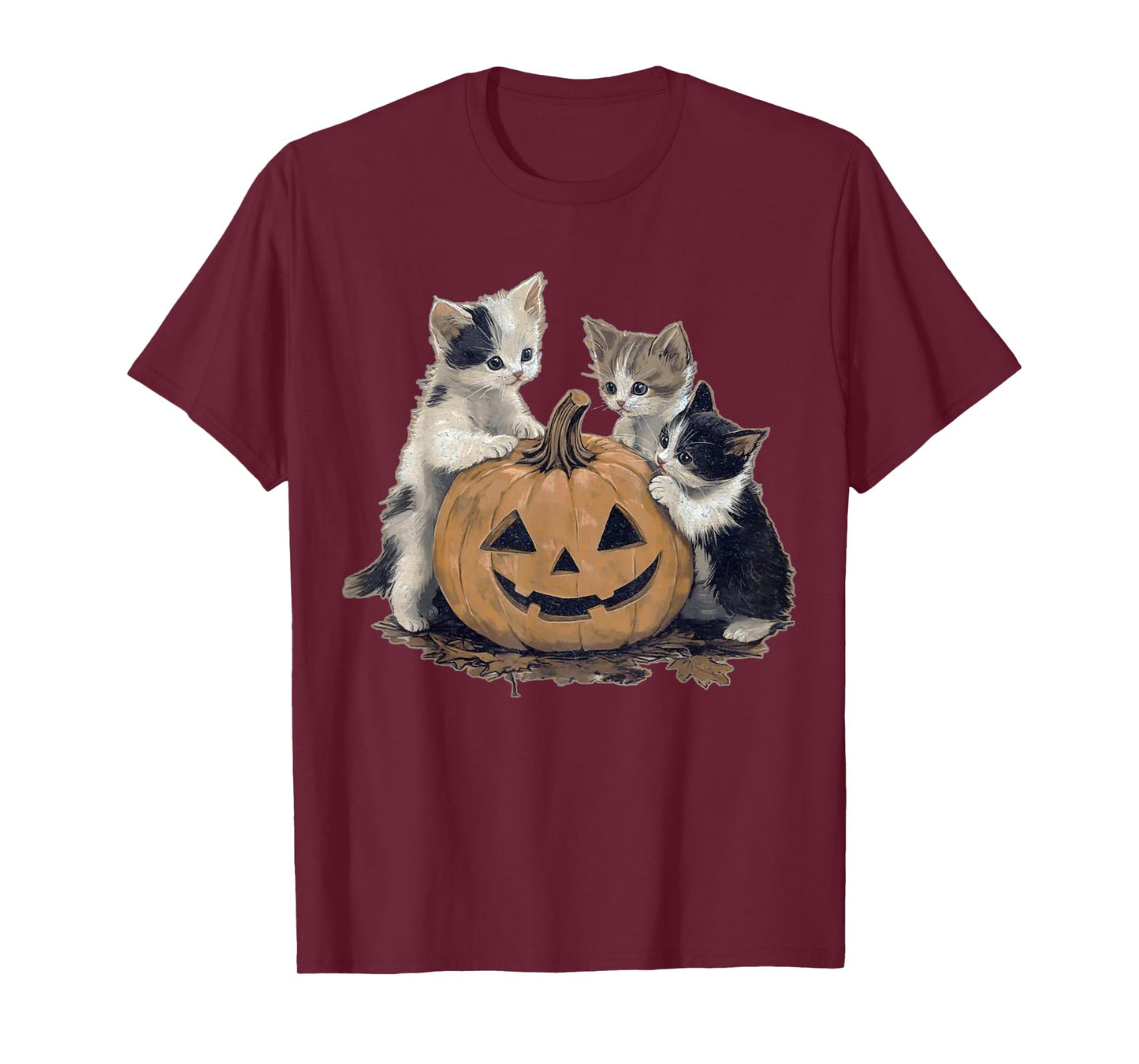Vintage 90s Cat Halloween Retro Halloween vintage Spooky T-Shirt