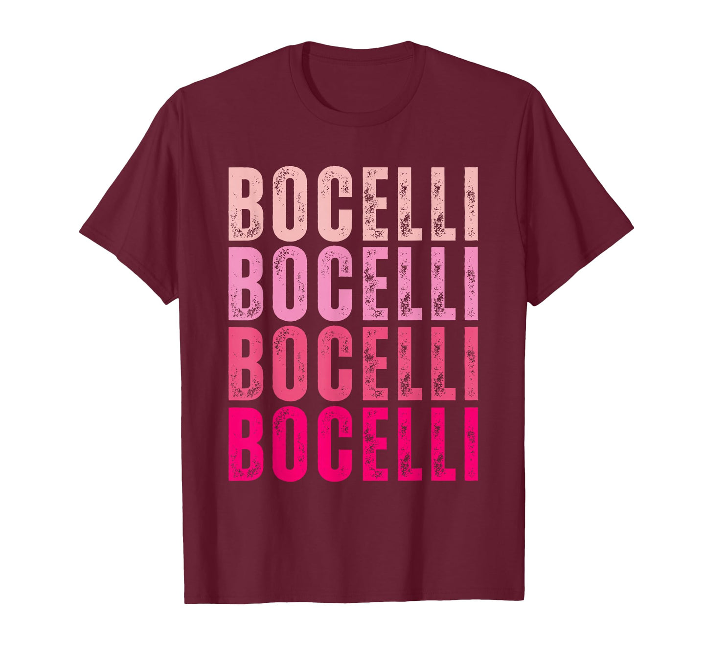 Bocelli Personalized Name I Love Bocelli Vintage T-Shirt