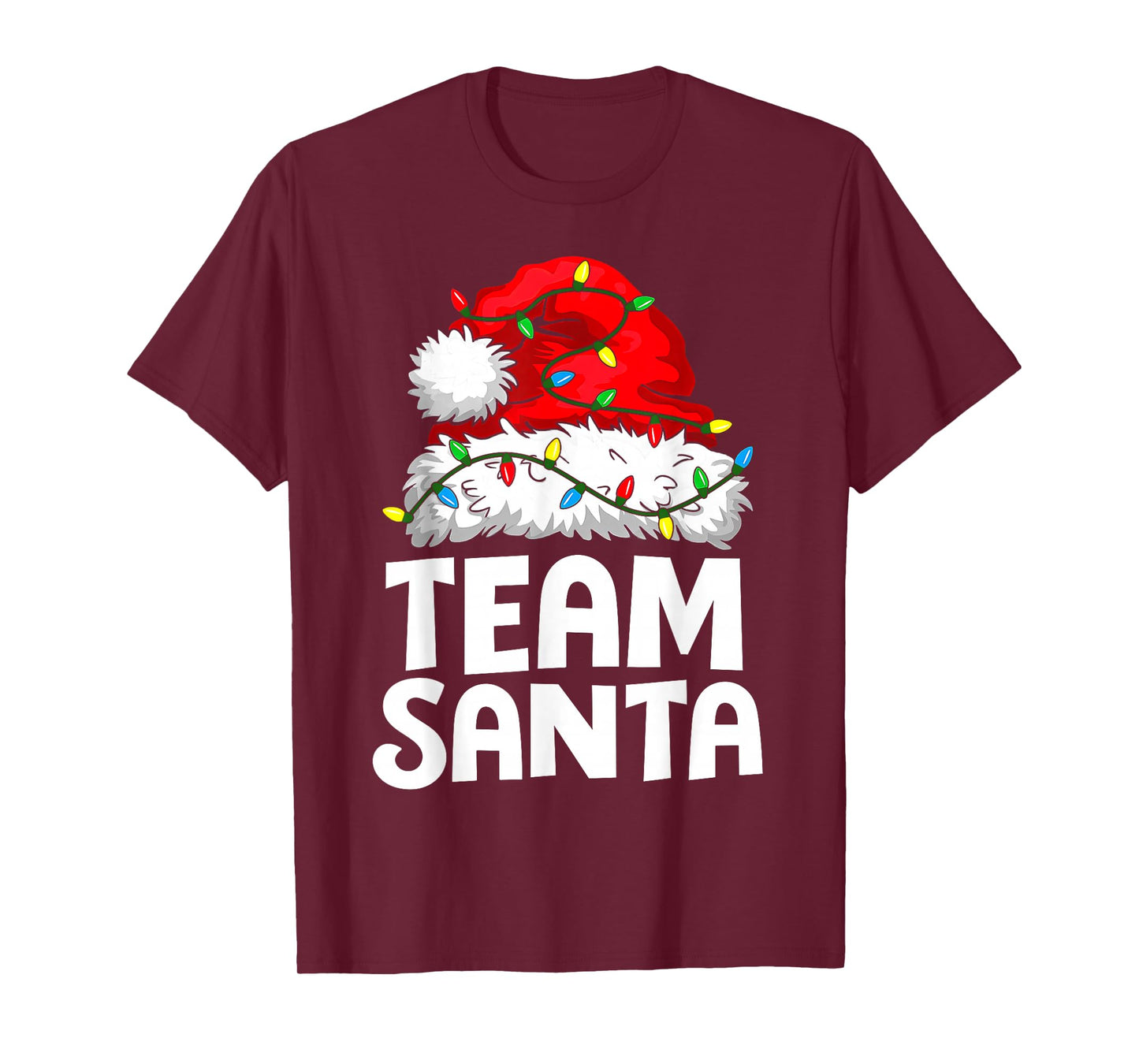 Team Santa Claus Christmas Family Matching Xmas Pajamas T-Shirt