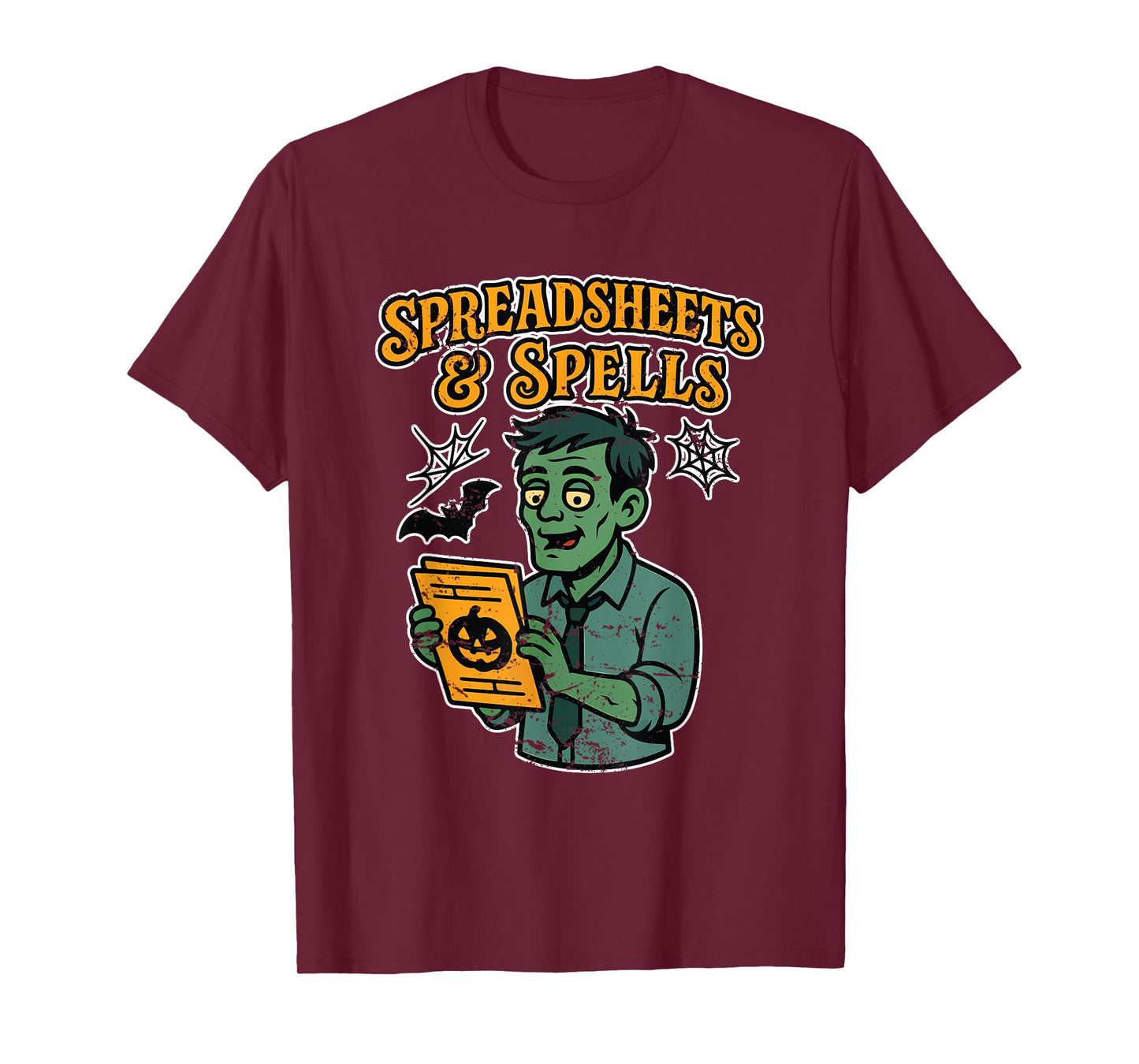 Spreadsheets and Spells Office Magic T-Shirt