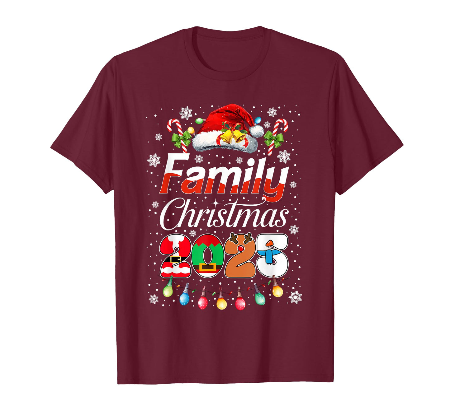 Family Christmas 2025 Matching Outfit Xmas Men Women Kids T-Shirt