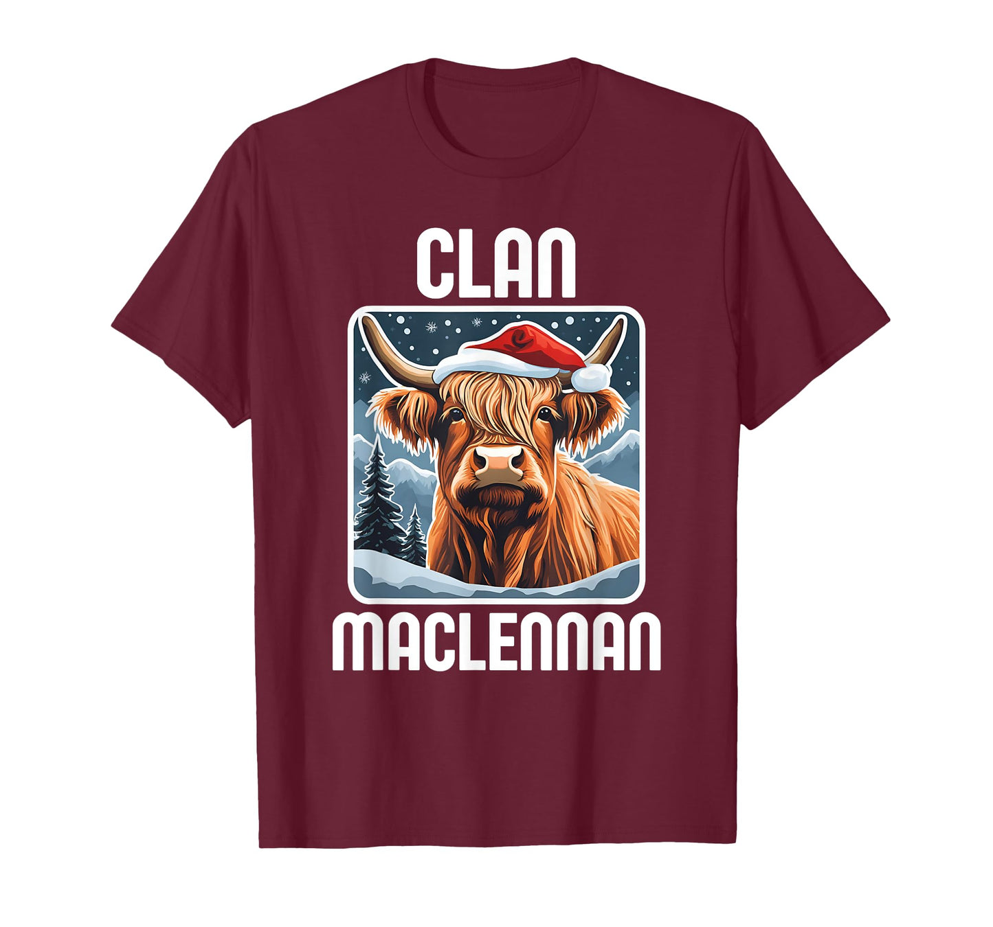 MacLennan Clan Christmas Holidays Scottish Family Name Party T-Shirt
