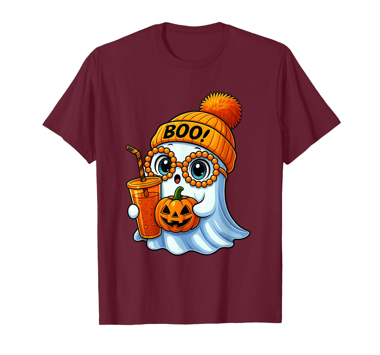Boo Halloween Cute Boujee Ghost Halloween Costume Men Women T-Shirt