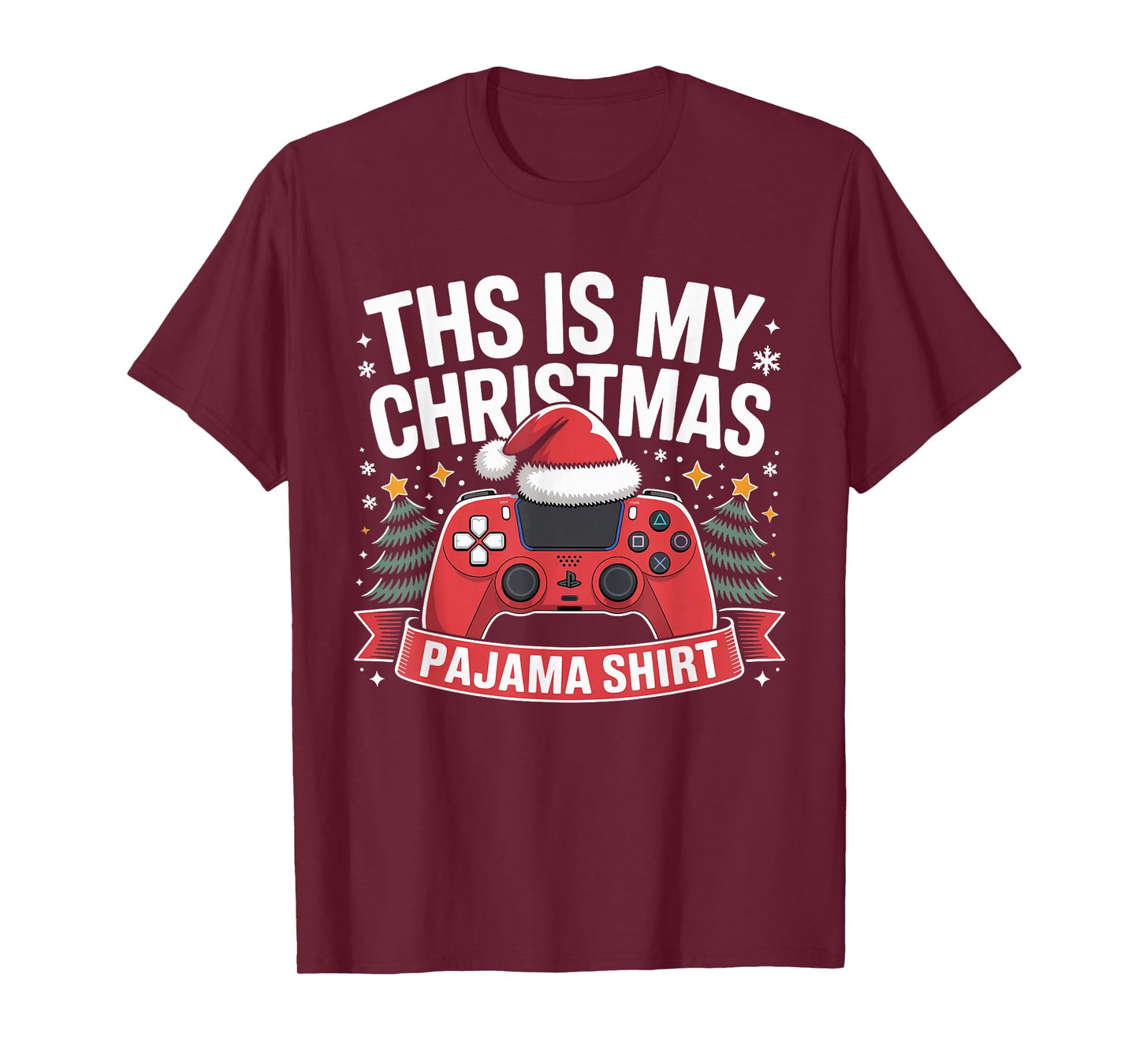 This is My Christmas Pajama Gamer Video Game Boys Kids T-Shirt
