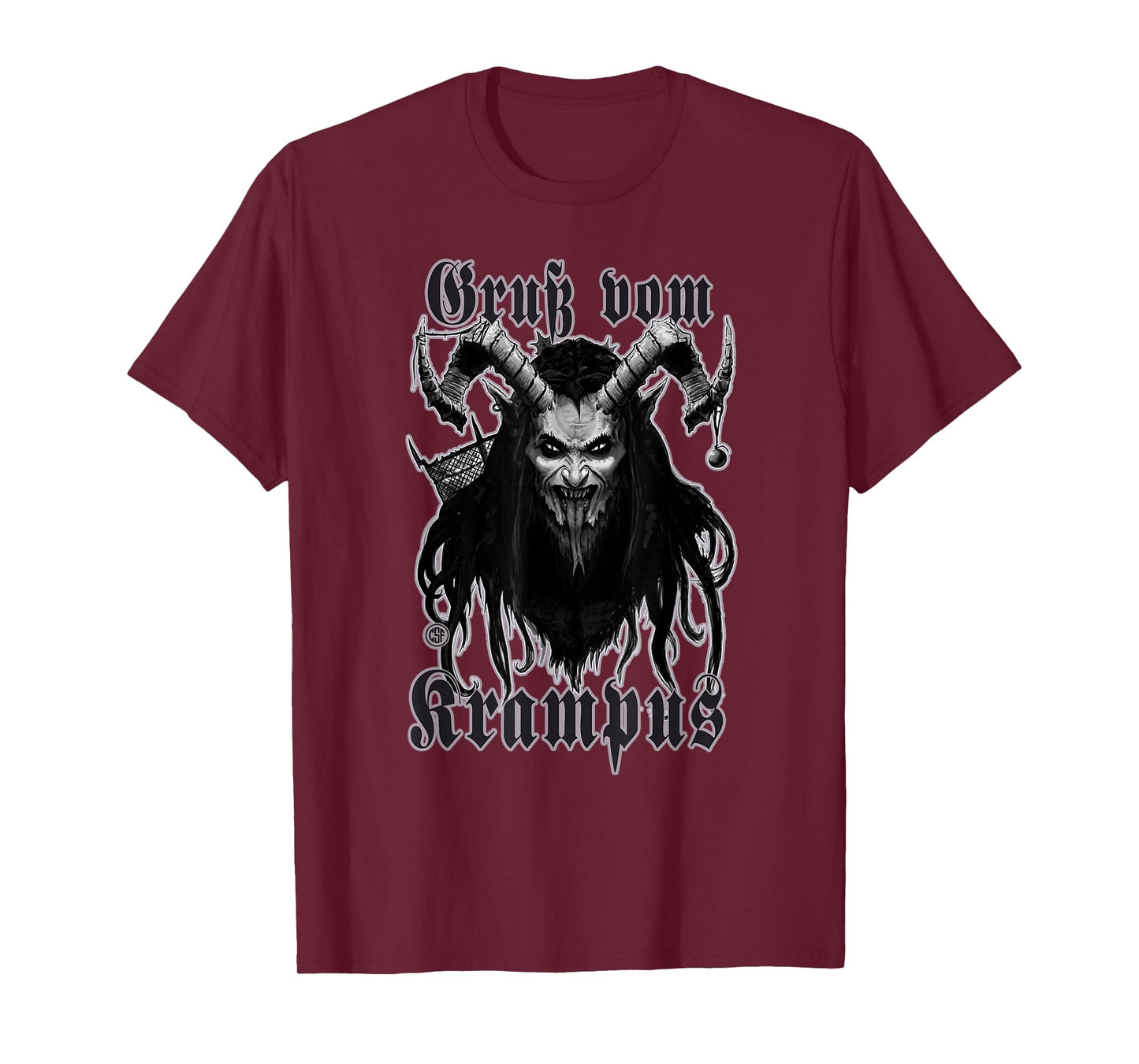 Greeting from Krampus Christmas Legend Figure T-Shirt