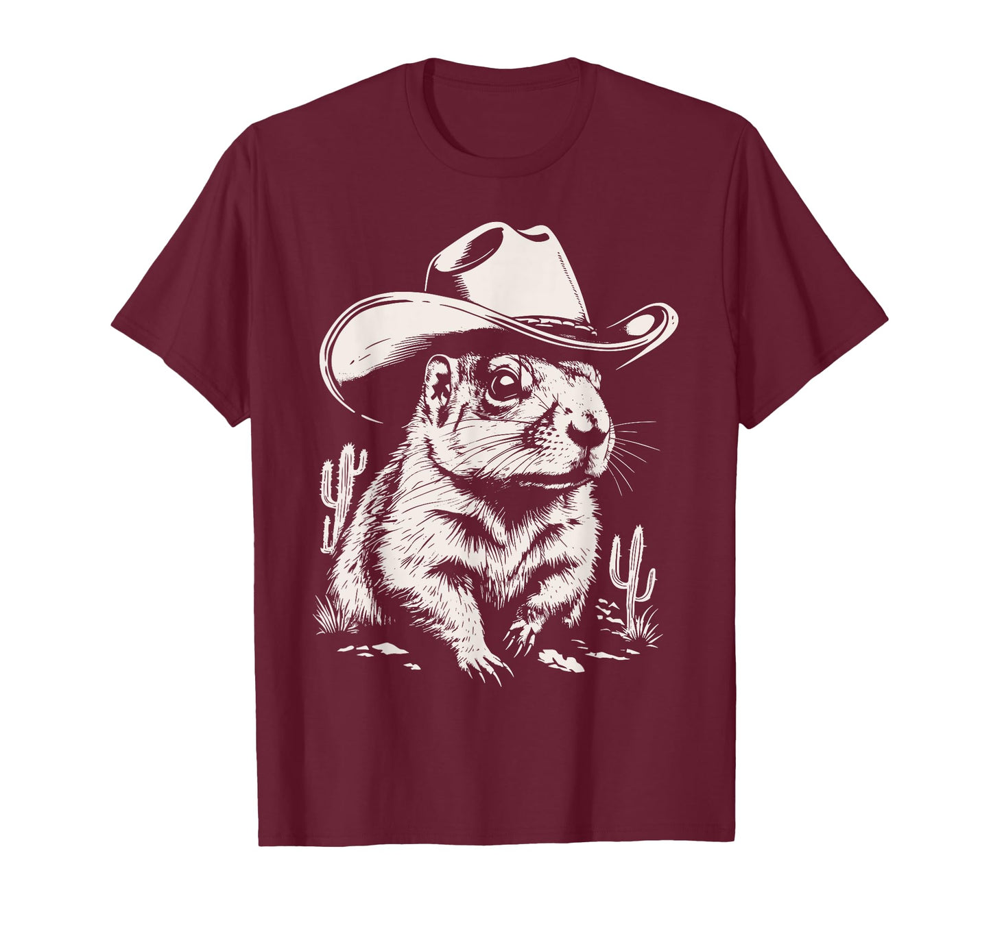 Vintage Cowboy Prairie Dog Western Rodeo Desert Animal T-Shirt