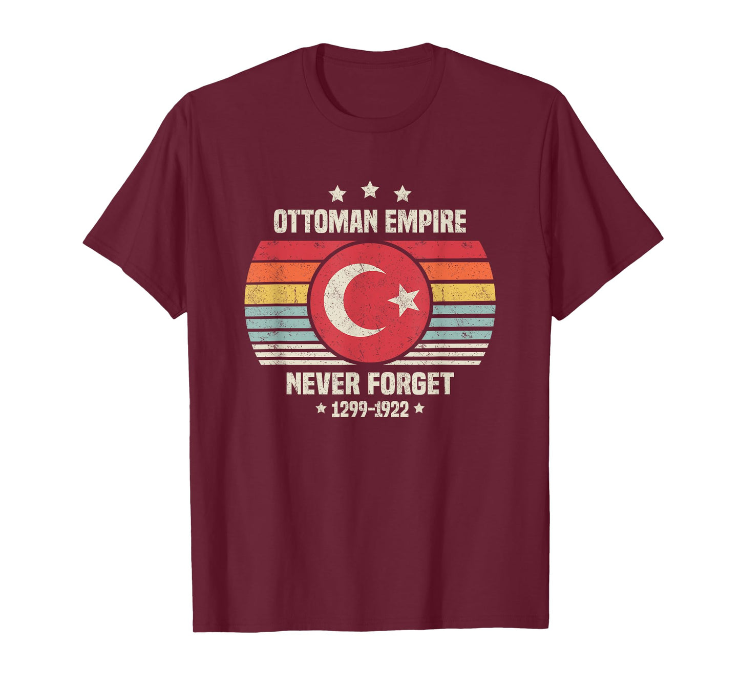 Never Forget Ottoman Empire Retro Style Funny History T-Shirt