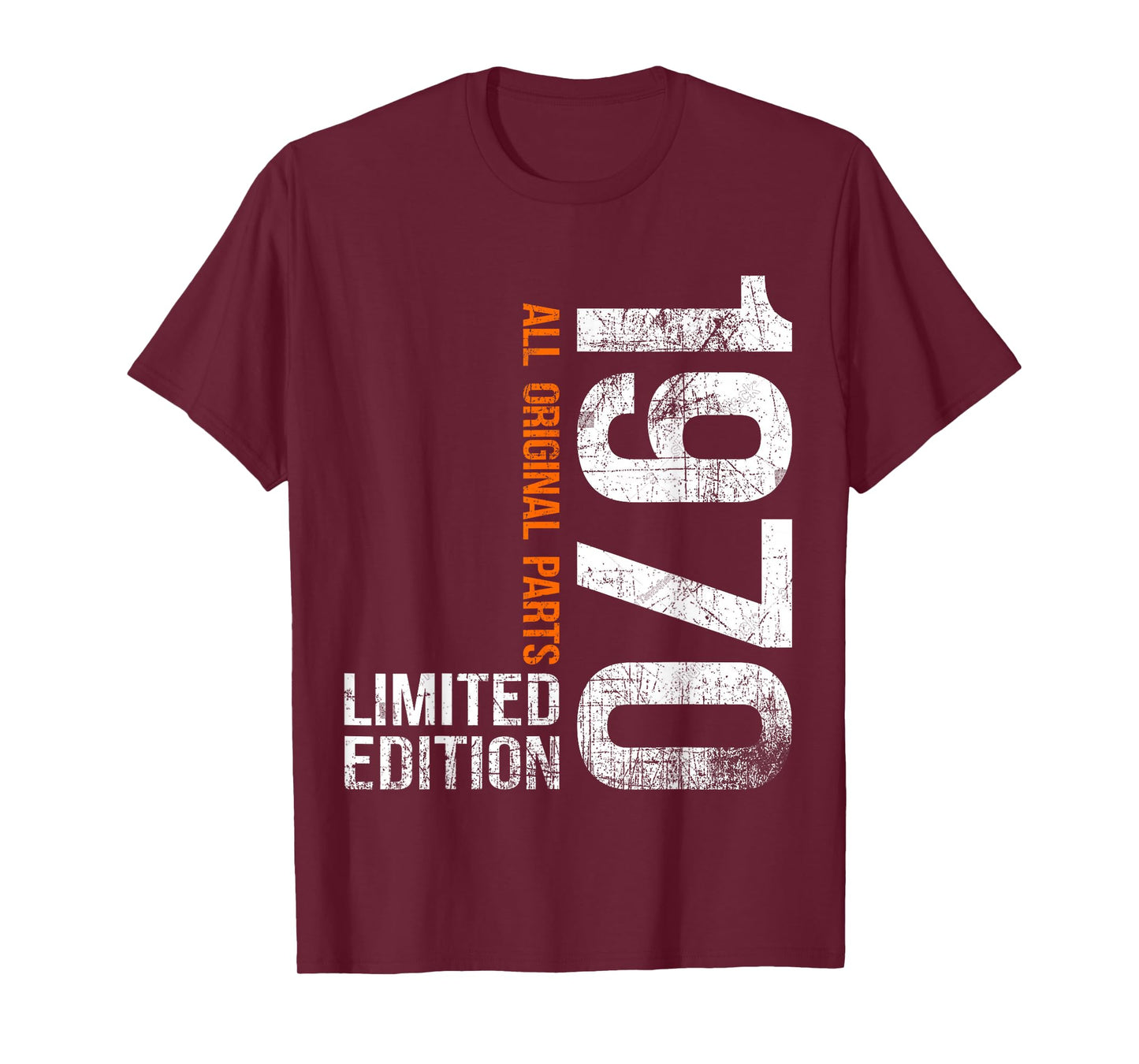 Vintage 1970 55th Birthday Gifts Men Women 55 Years Old T-Shirt
