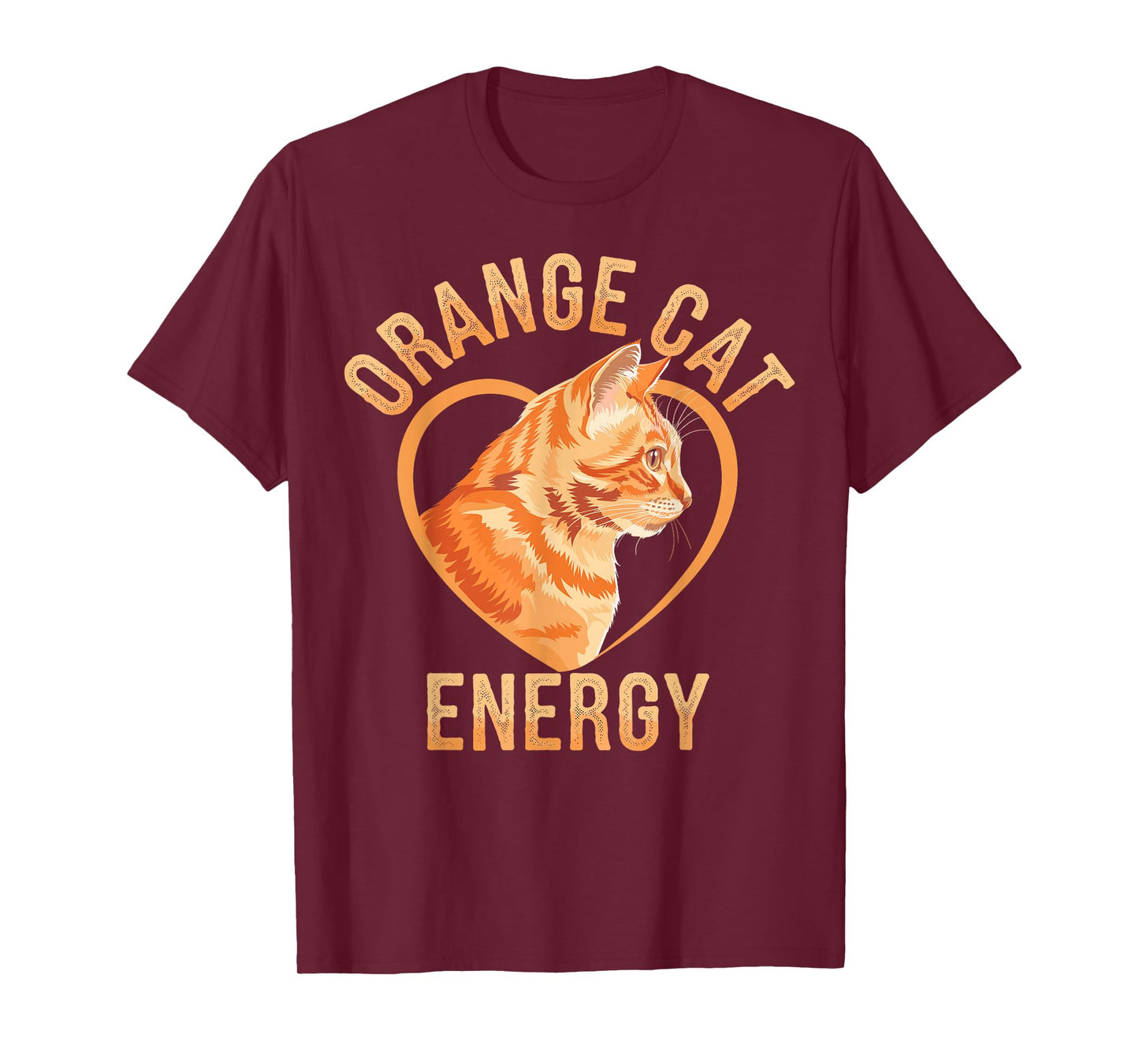 Orange Tabby Cat Orange Cat Energy T-Shirt