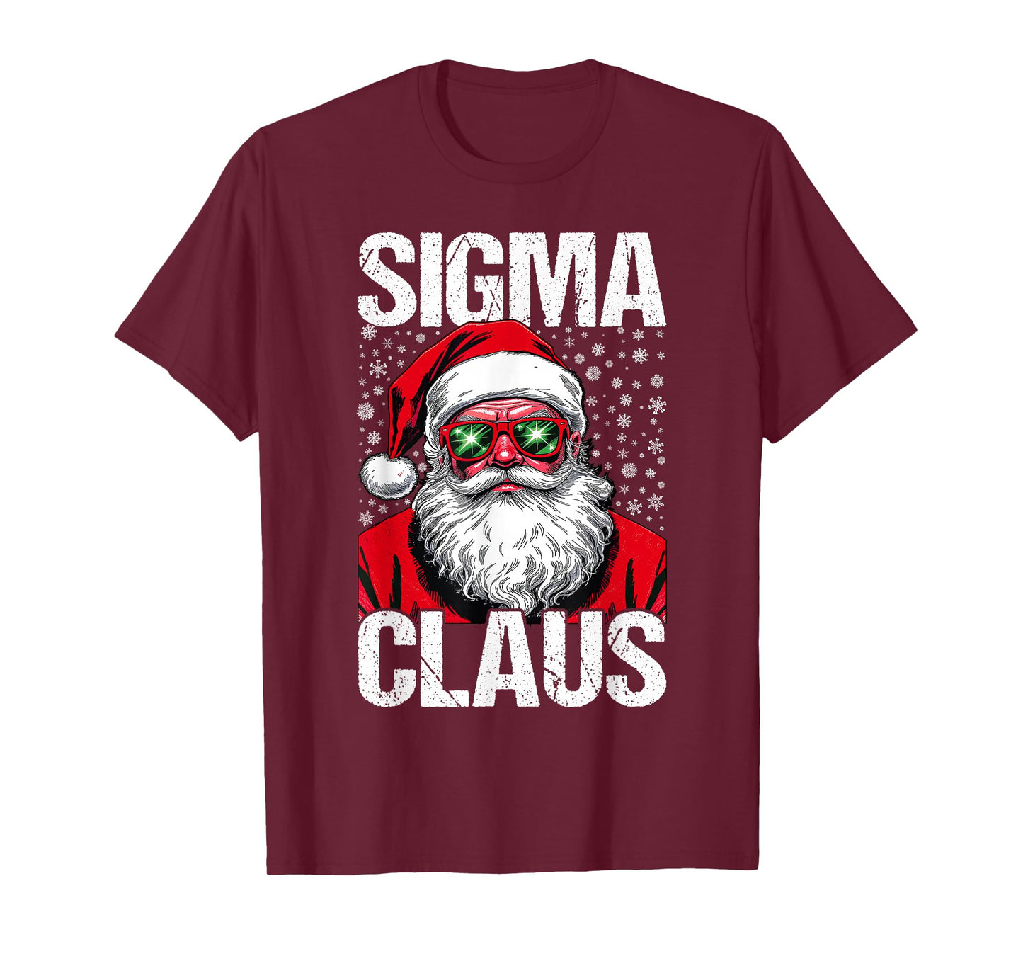Sigma Claus Santa Funny Christmas Rizz Male for Boys T-Shirt