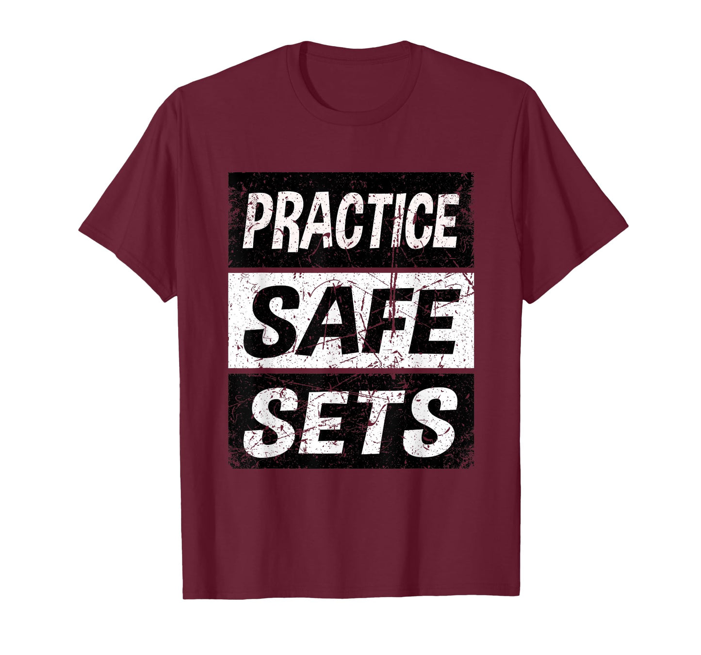 Retro Practice Safe Sets Shirt Weight Lifting Shirt Gym T-Shirt