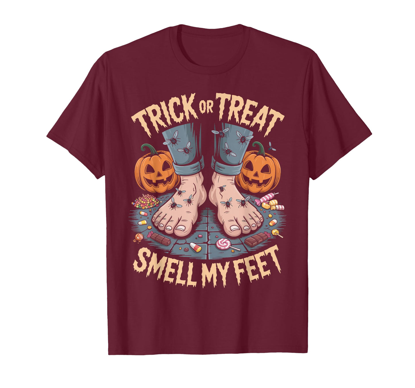 Funny Trick-Or-Treat Halloween T-Shirt