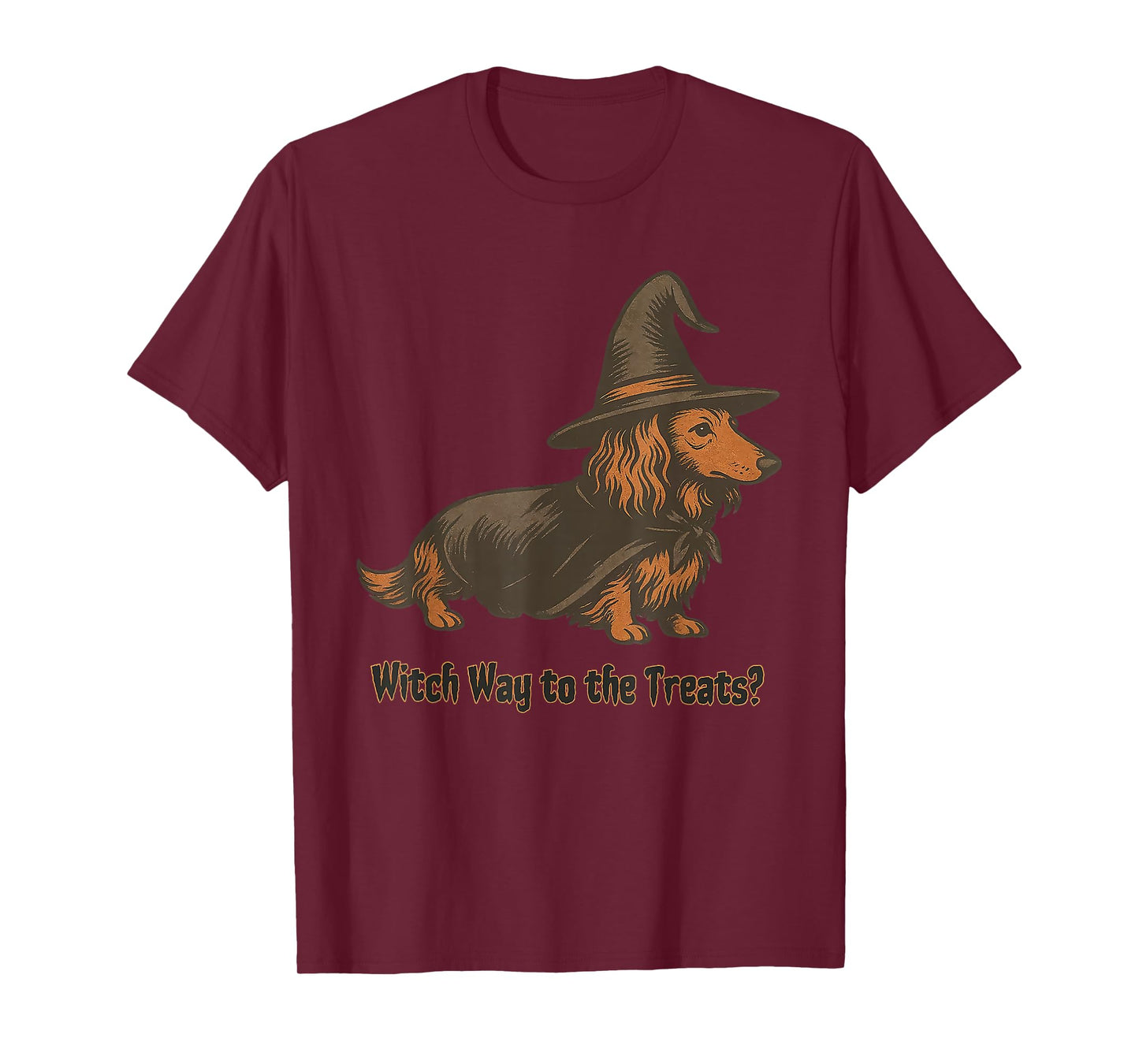 Witch Way to The Treats Dog Halloween T-Shirt