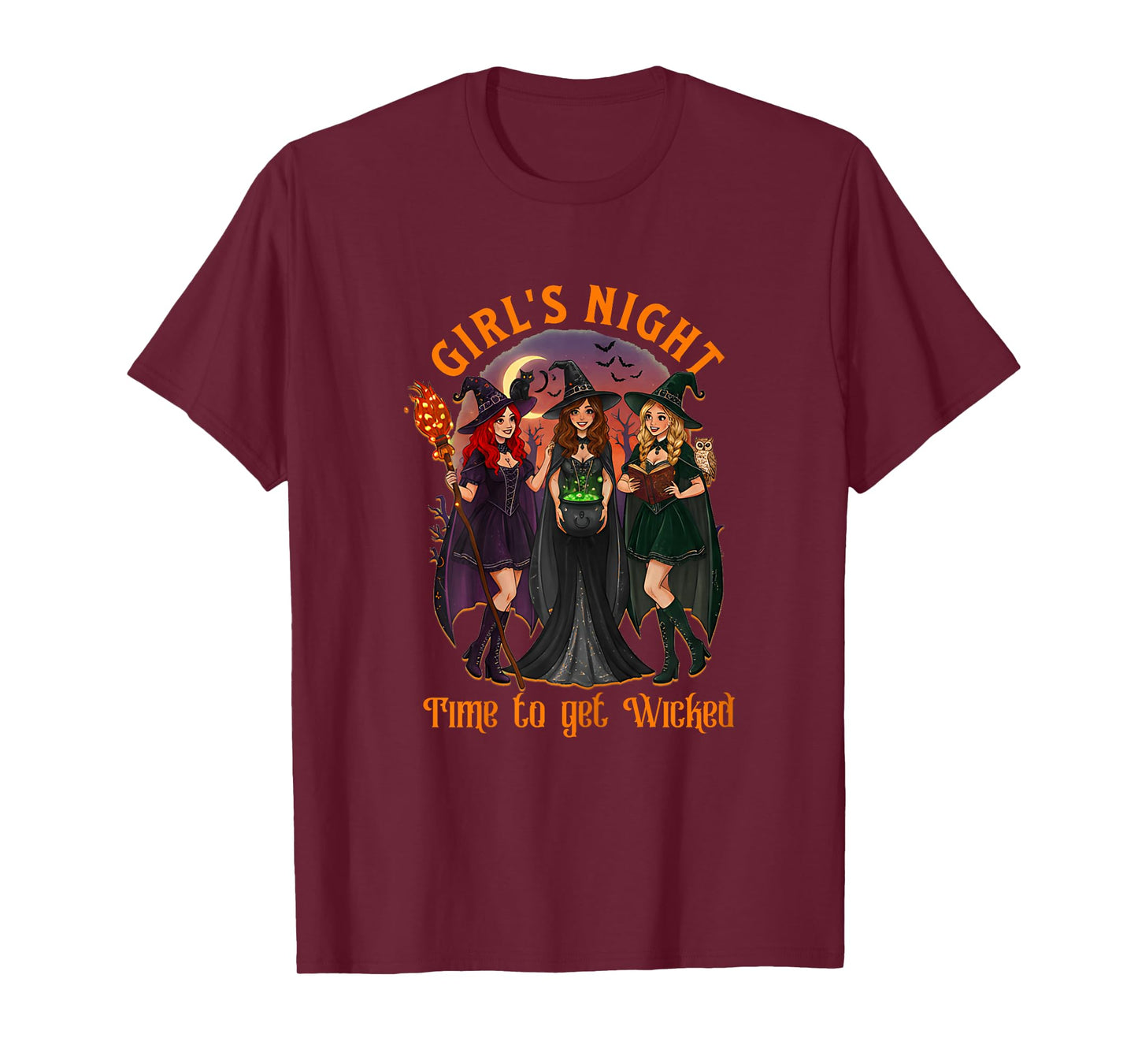 Halloween Girls Night s Party Groups s Witch Theme T-Shirt