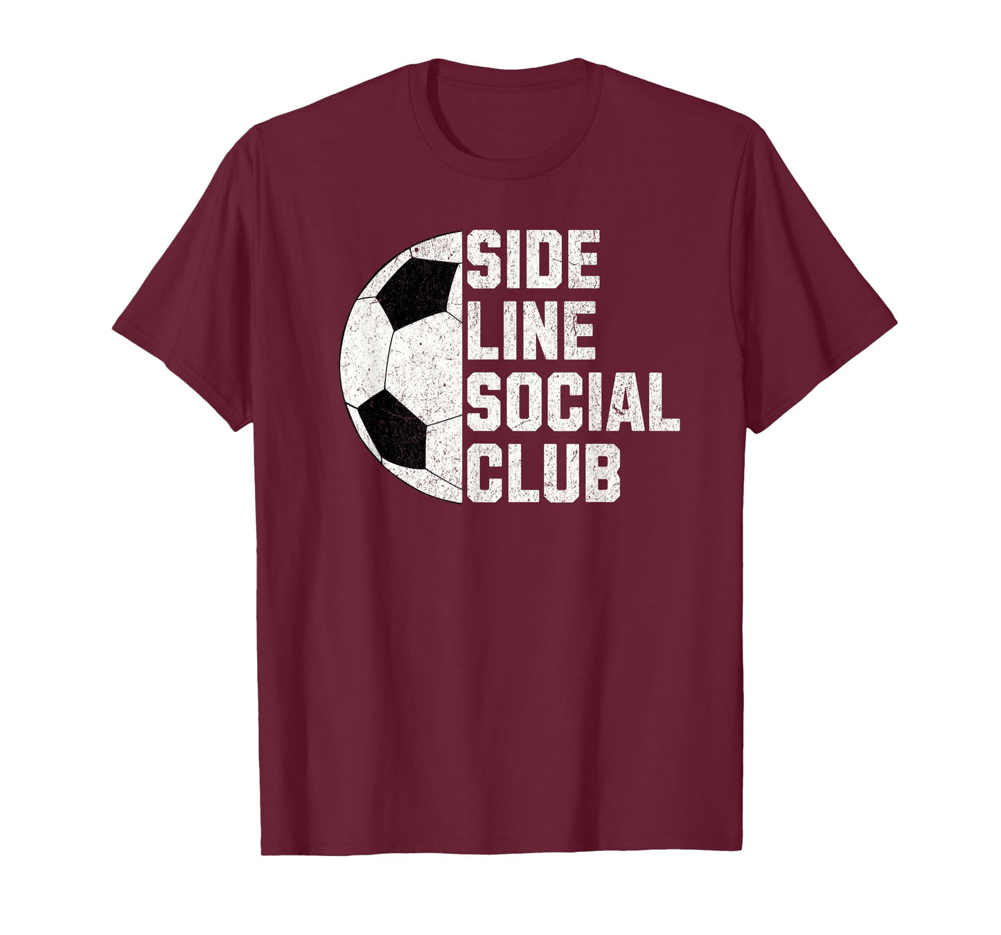 Sideline Social Club Funny Soccer T-Shirt