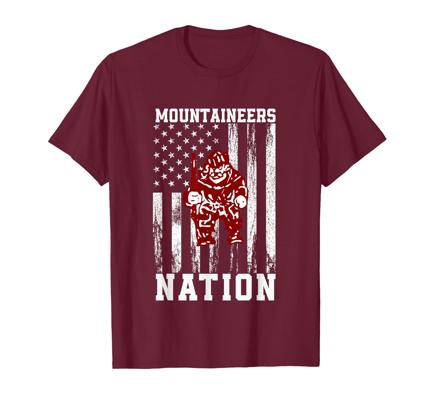 Stroudsburg Mountaineers Logo Nation HS T-Shirt