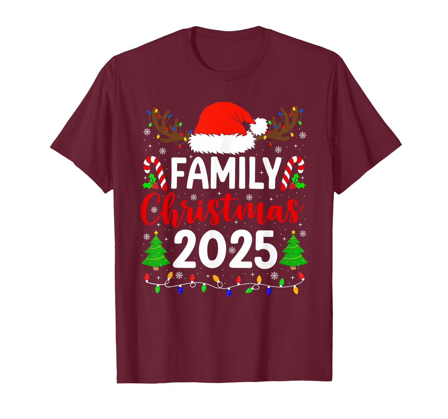 Family Christmas 2025 Funny Xmas Family Men Women Kids T-Shirt