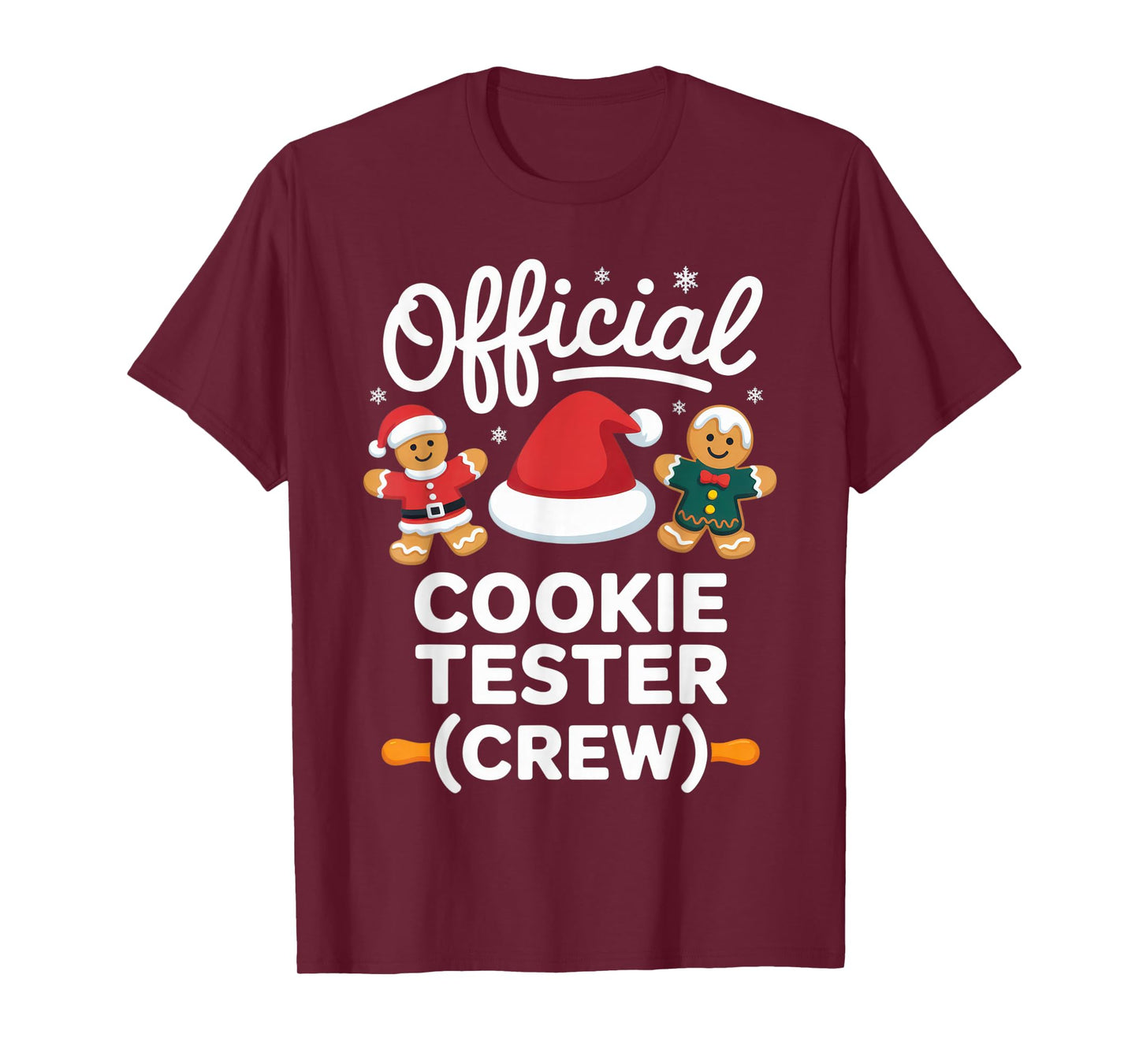 Official Cookie Tester Crew Christmas Baking Family Fun T-Shirt