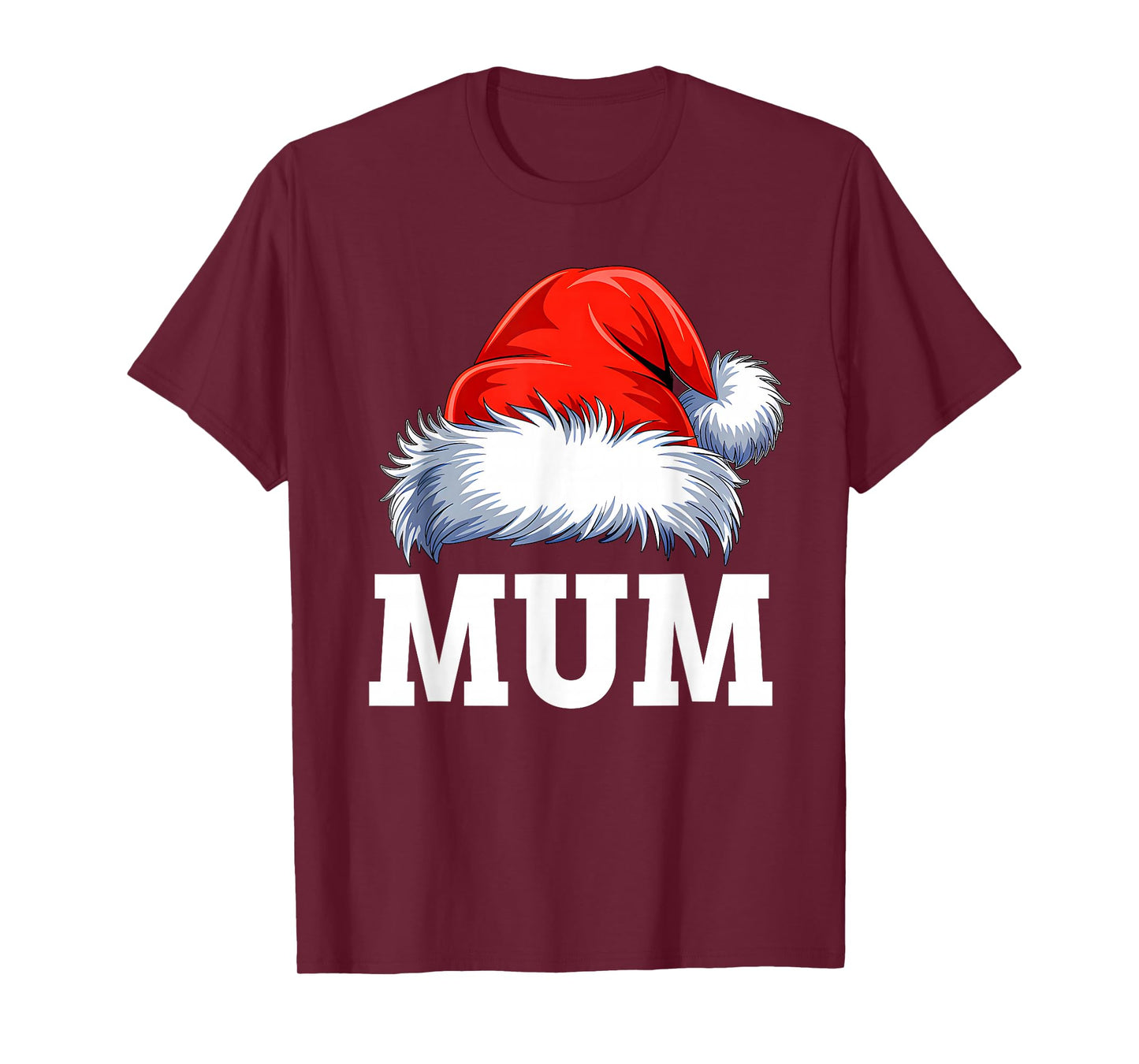 Mum Santa Christmas Family Matching Pajamas Xmas Squad T-Shirt