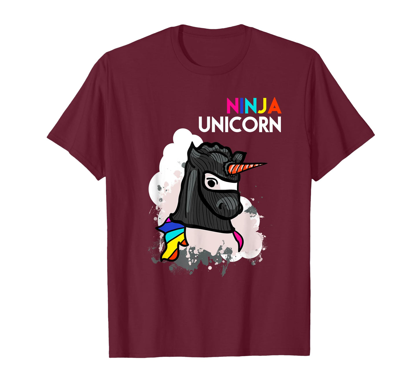 Unicorn Ninja Funny Cool Martial Arts Fighter Gift T-Shirt
