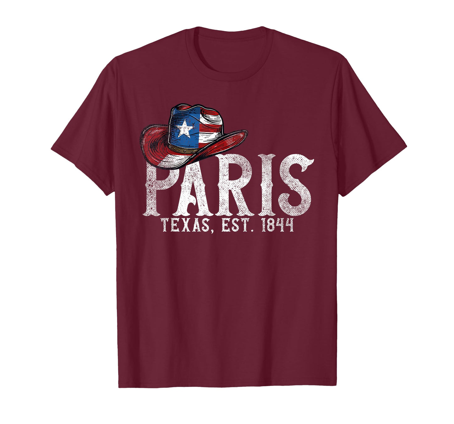 Paris Texas TX | cowboy hat T-Shirt