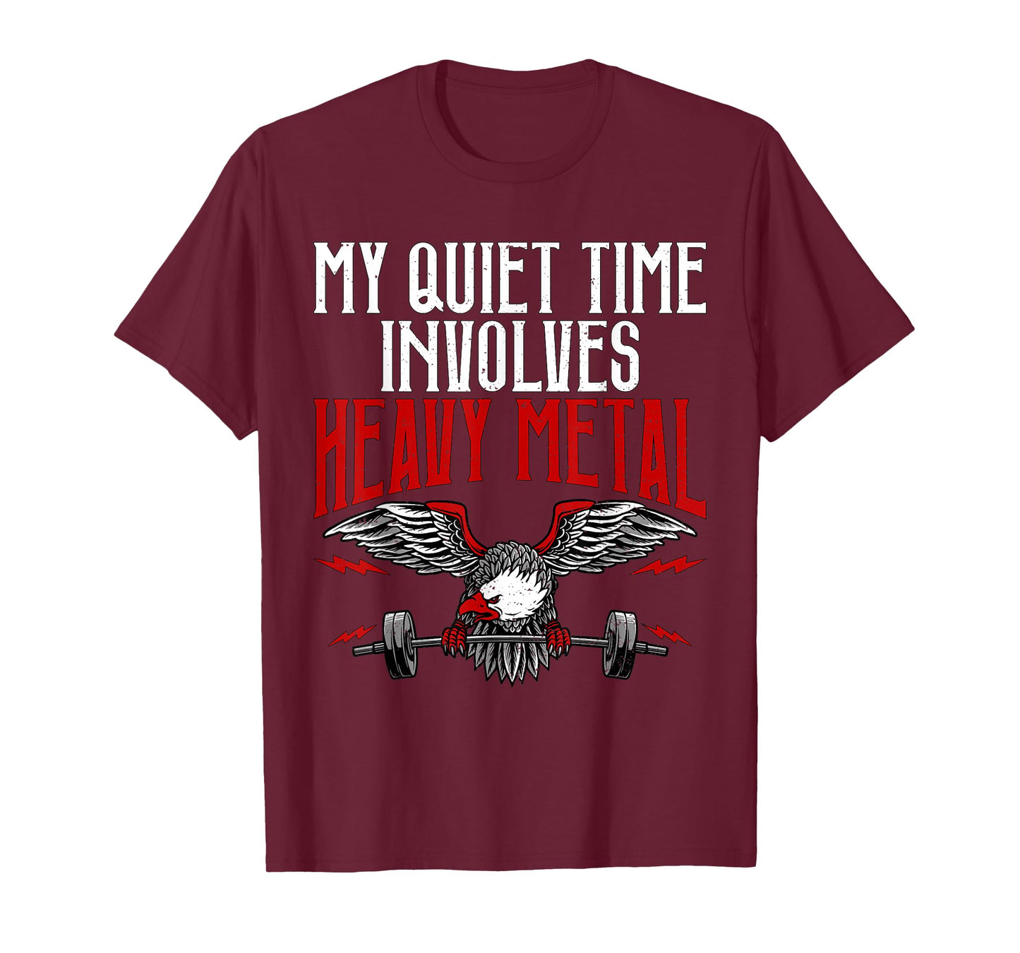 Heavy Metal | Fitness Weightlifting Deadlift Workout Gym T-Shirt