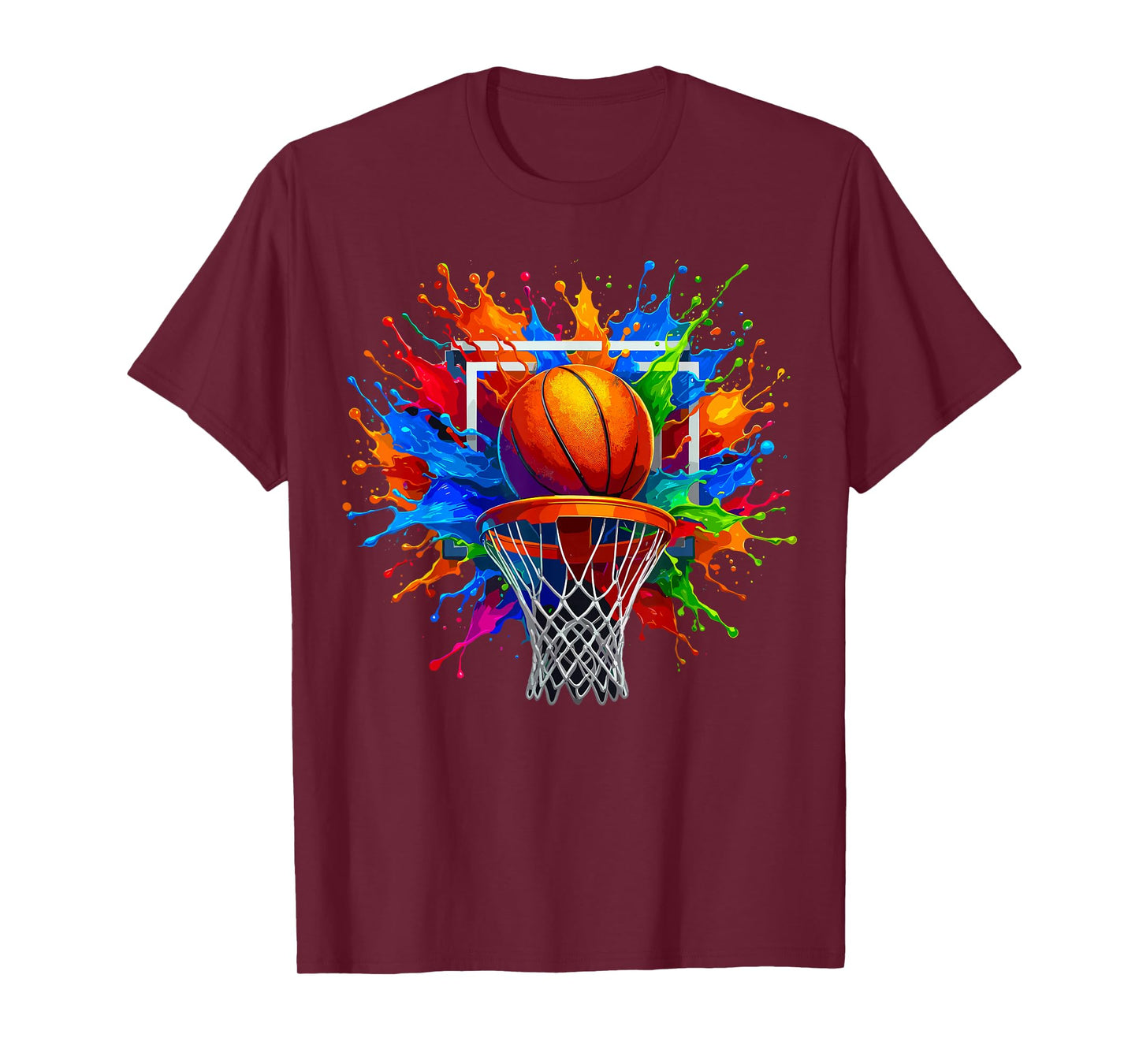 Basketball Color Splash Basketball T-Shirt