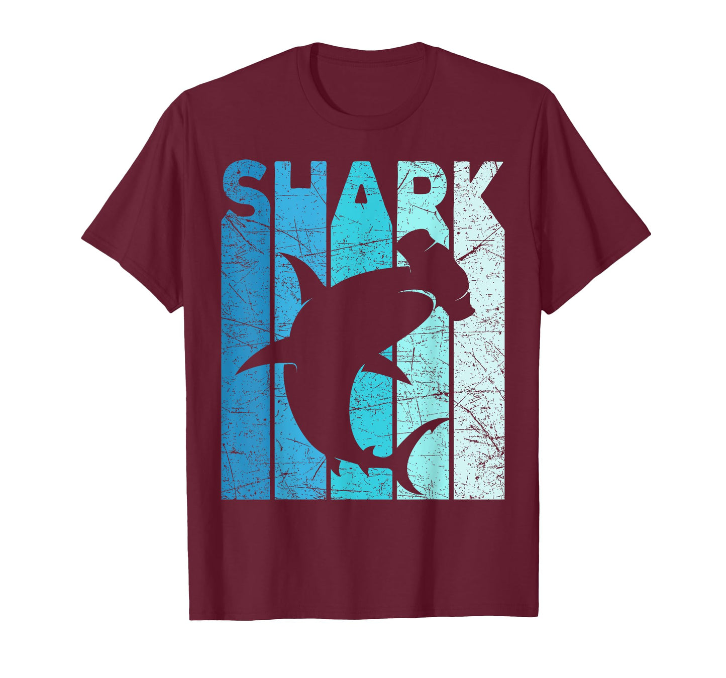 Hammerhead Shark Vintage Shark Lover Retro Oceanography T-Shirt