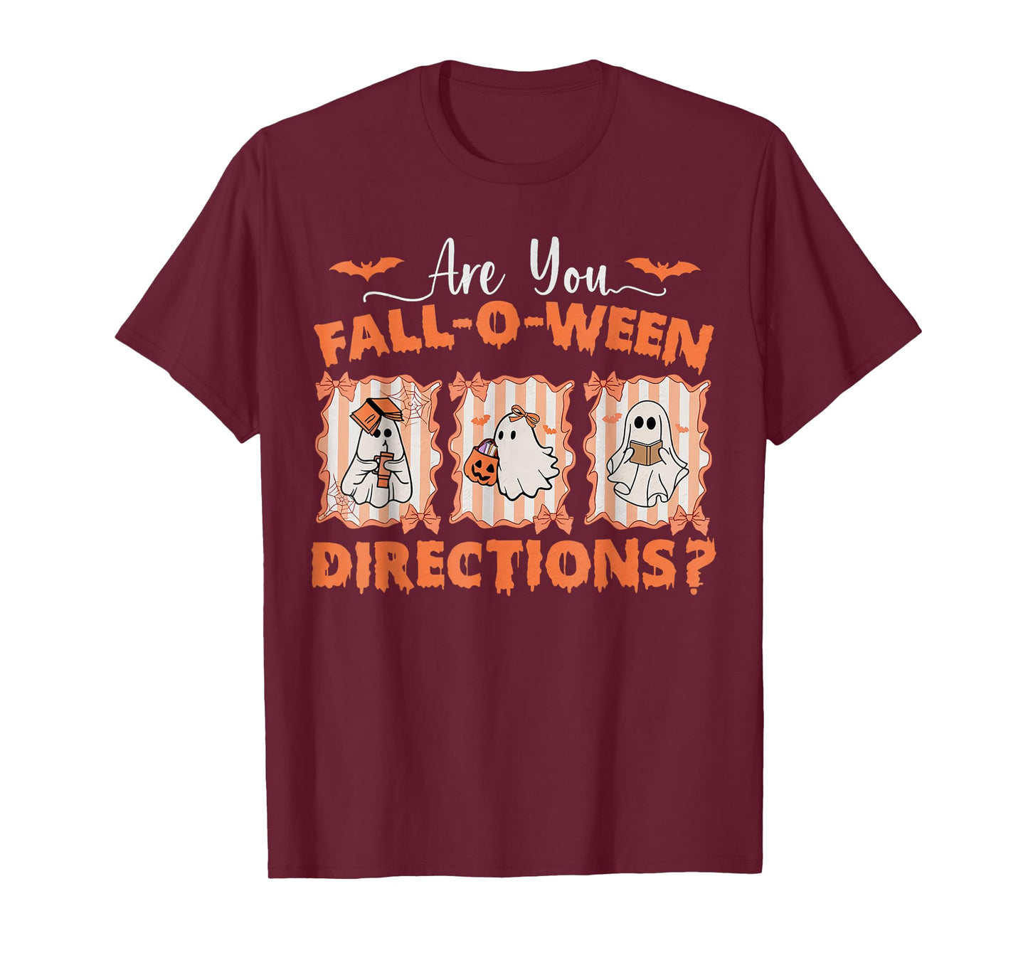 Vintage are You Fall O Ween Directions Teacher Halloween T-Shirt