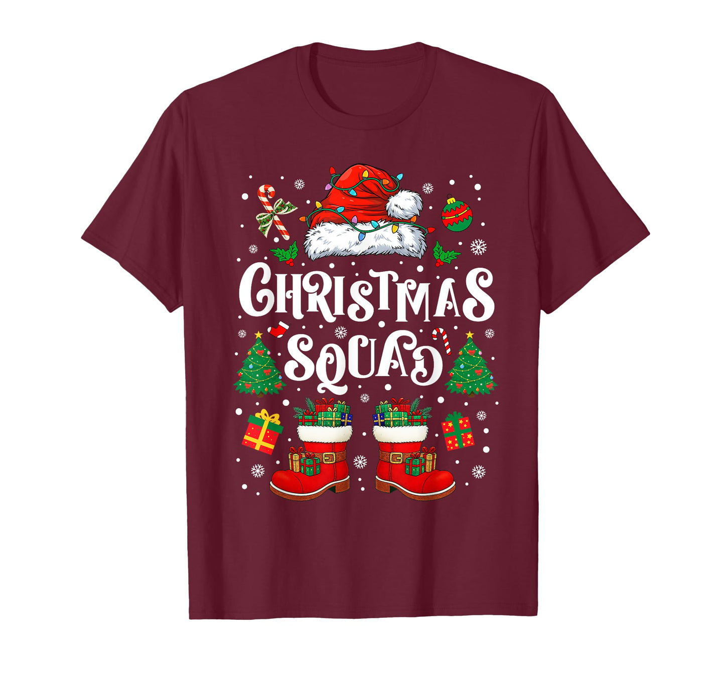 Christmas Squad Xmas PJ Christmas Pajamas Family Kids Friend T-Shirt