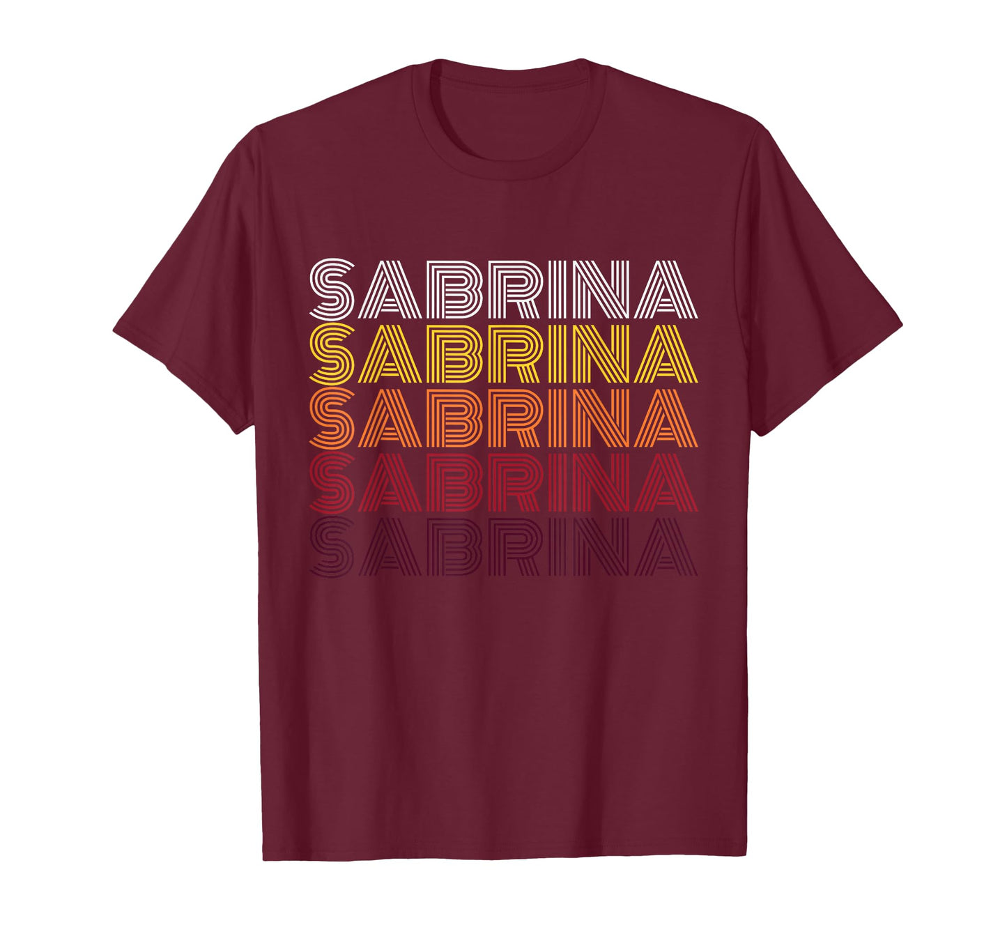 Personalized Name Sabrina Vintage Sabrina Retro T-Shirt