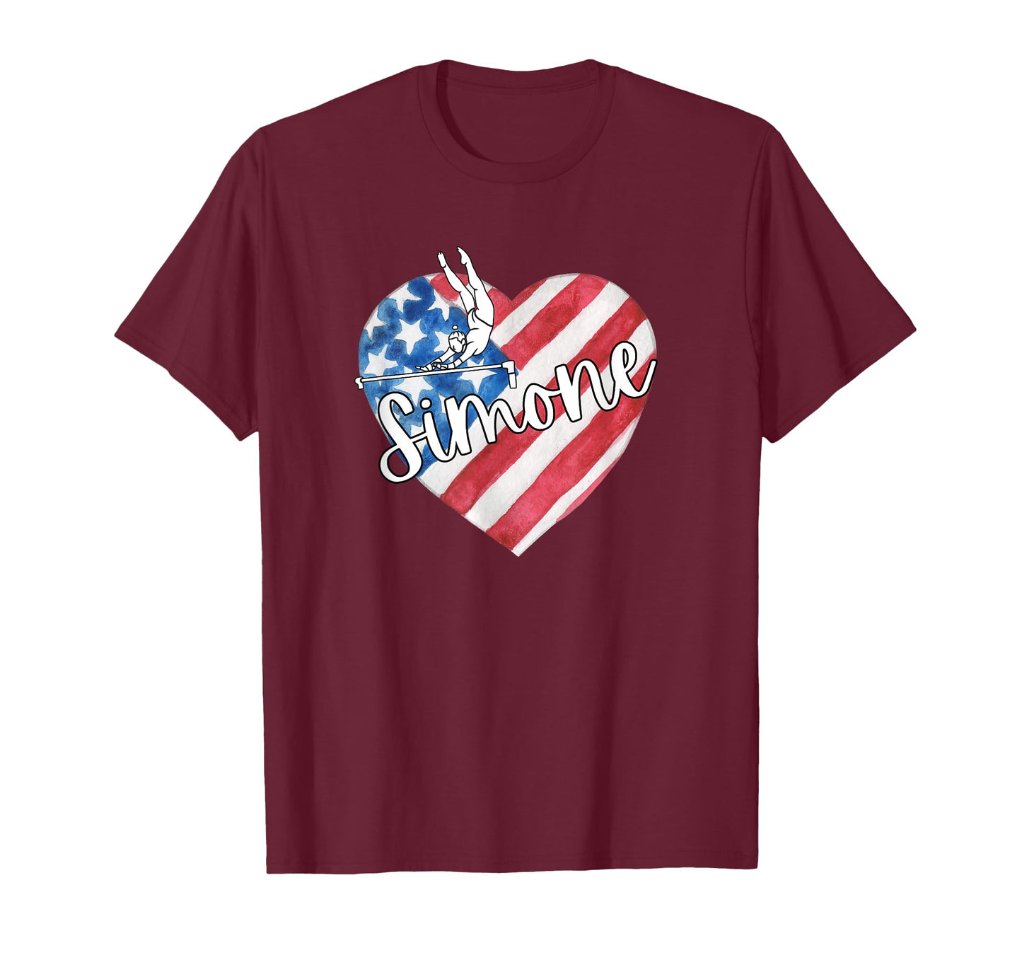 Simone T American Flag Swappable For Men and Women T-Shirt