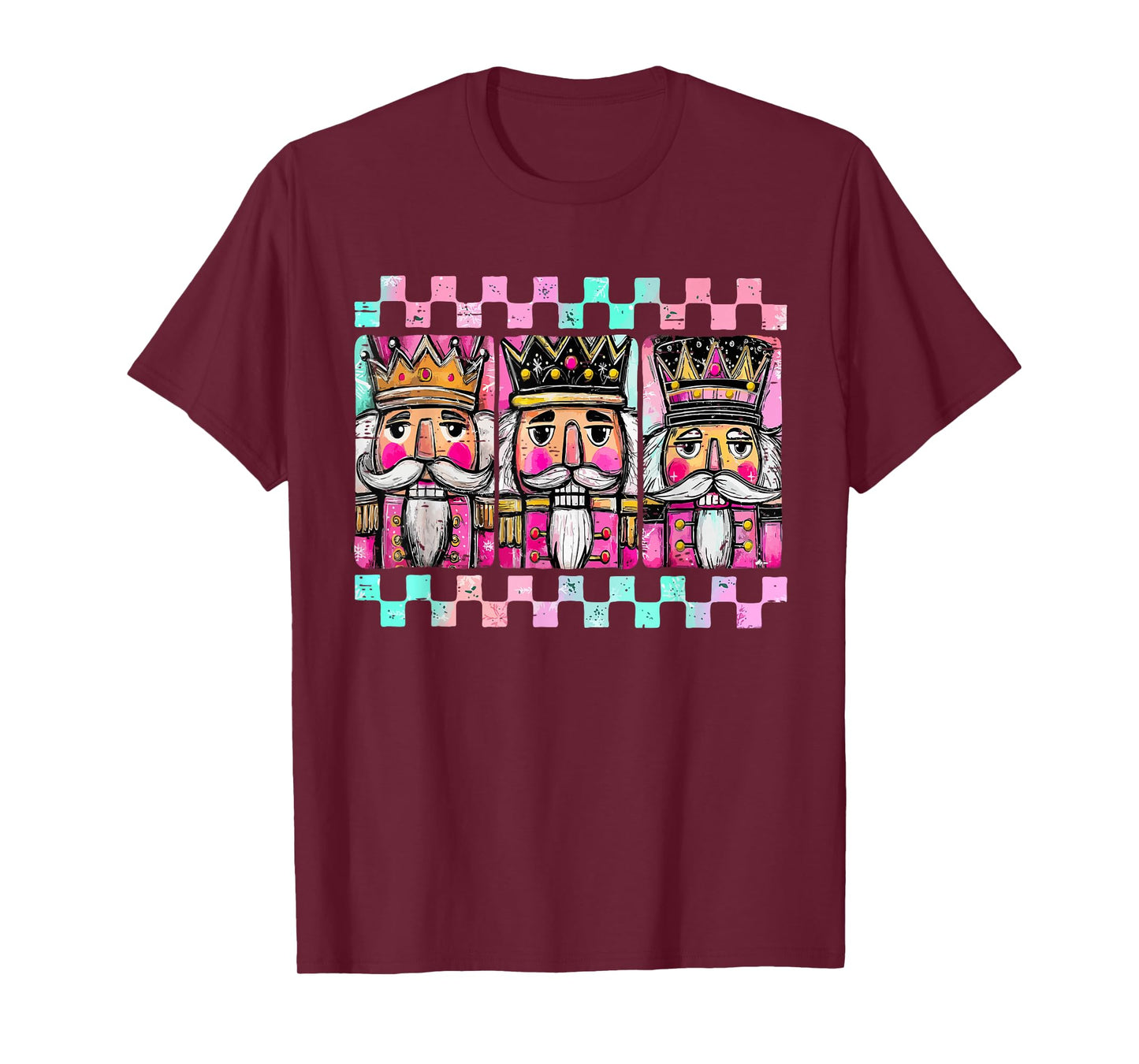 Vintage Santa Claus Nutcracker Christmas Holiday Cute Xmas T-Shirt