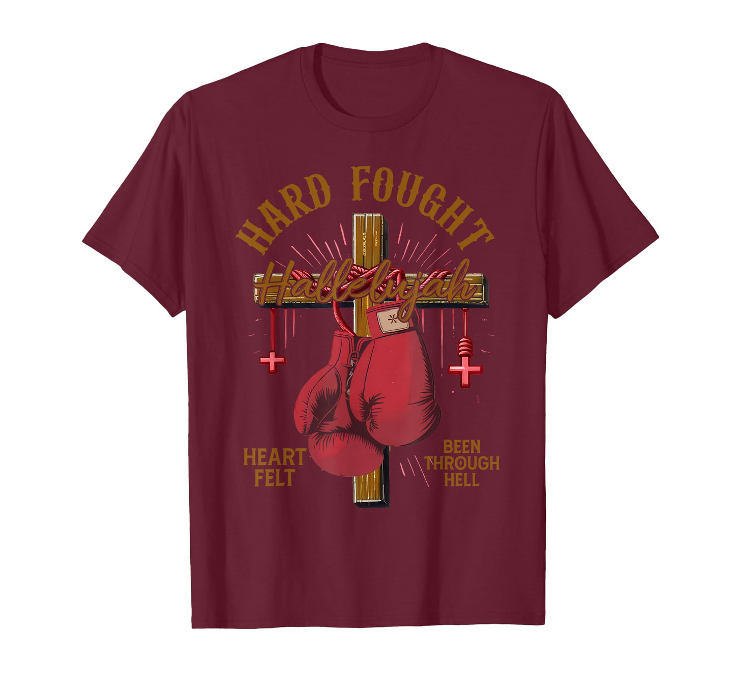 Brandon Hard Fought Hallelujah Praise Jesus T-Shirt