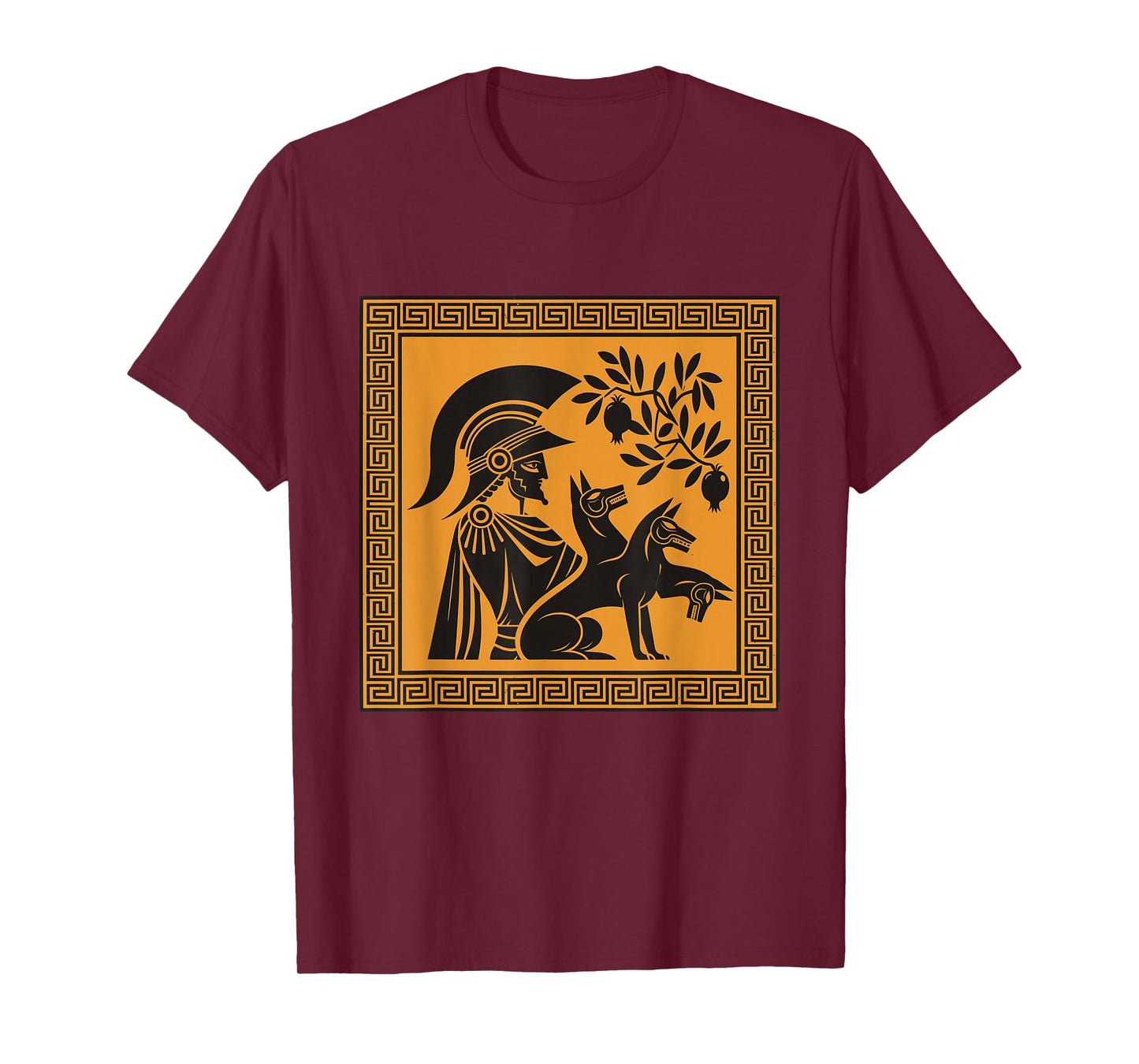 Hades God Cerberus Dogs Greek Mythology Ancient Greece Art T-Shirt