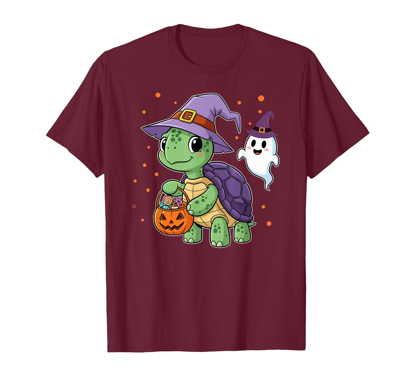 Cute Witch Turtle Halloween T-Shirt